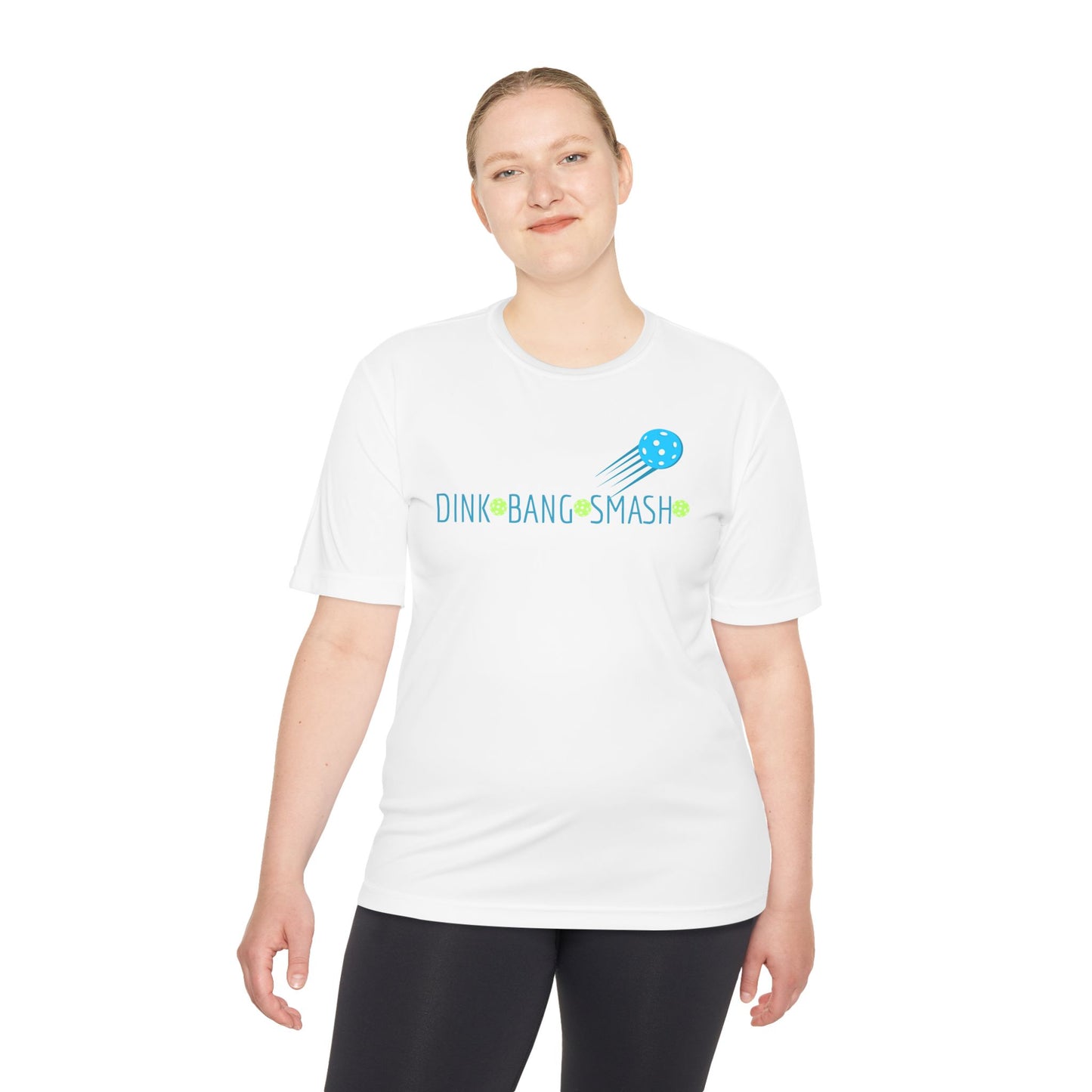 PICKLEBALL - Unisex Moisture Wicking Tee DINK BANG SMASH