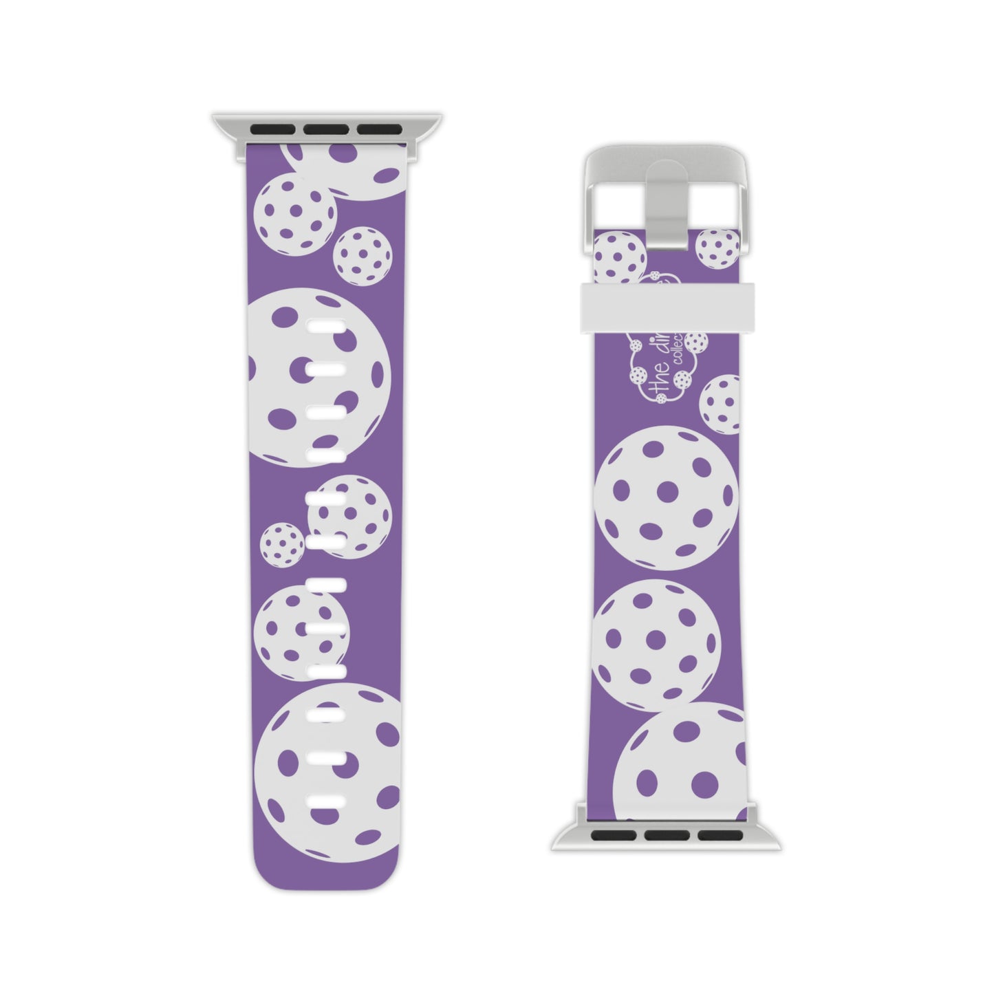 PICKLEBALL Watch Band for Apple Watch PURPLE AND WHITE