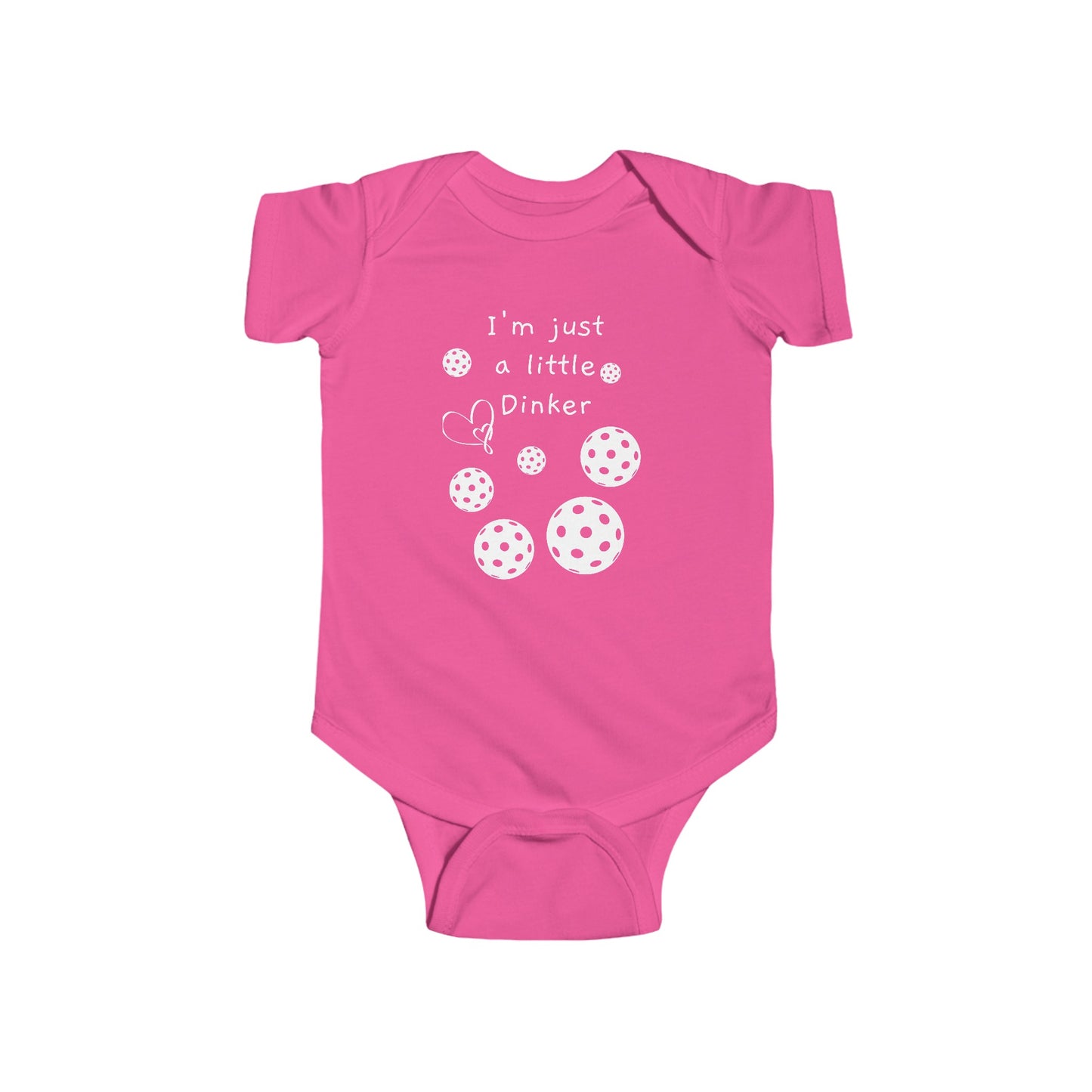 Infant Fine Jersey Bodysuit - I'm just a little dinker