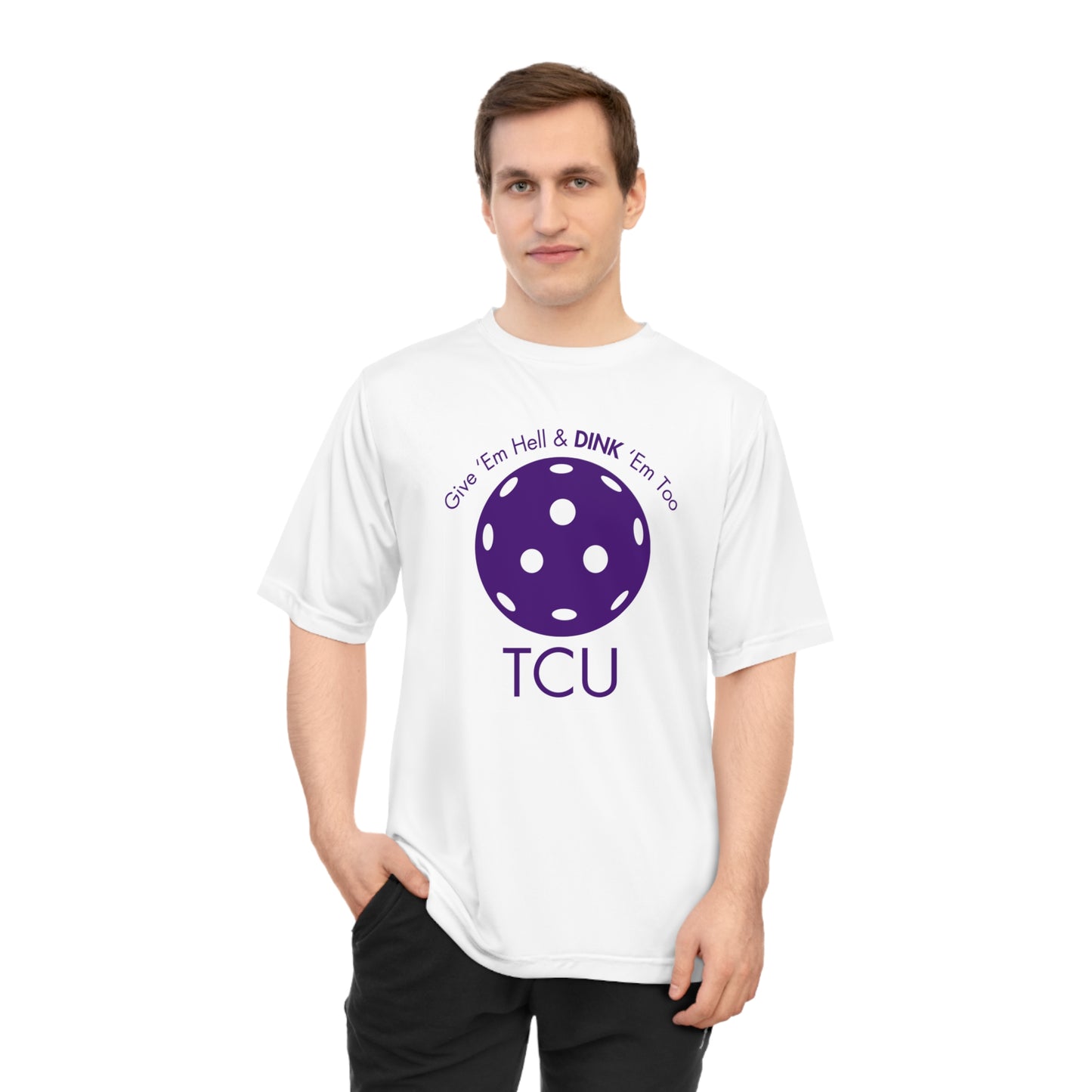 Pickleball Moisture Wicking Unisex Zone Performance T-shirt TCU