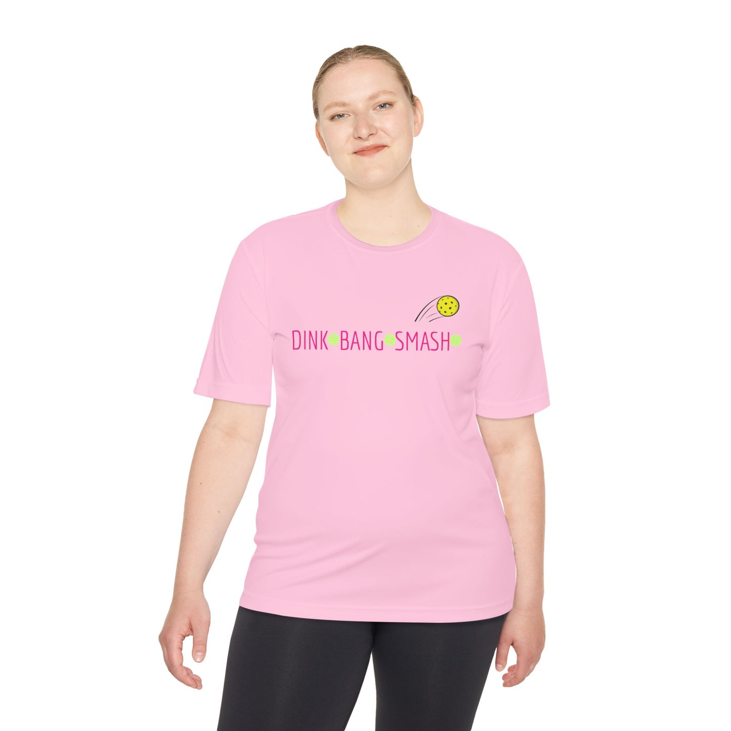 Copy of PICKLEBALL - Unisex Moisture Wicking Tee DINK BANG SMASH