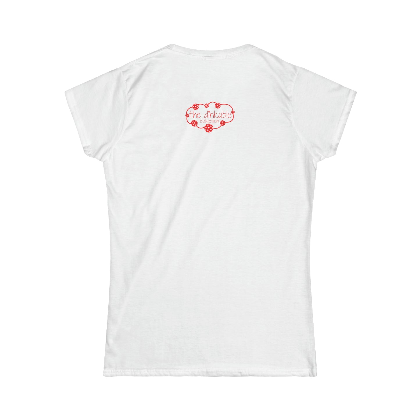 Women's Softstyle Tee PEACE LOVE DINK