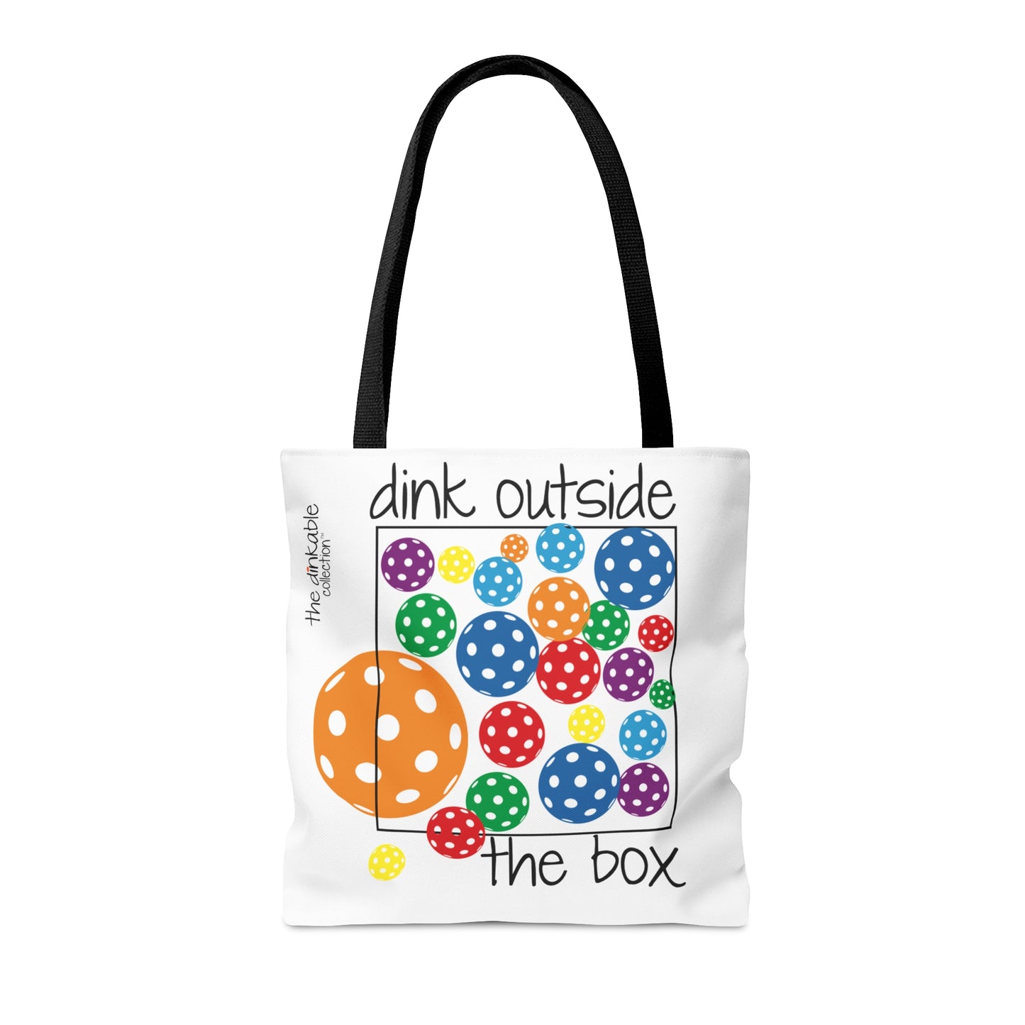 Pickleball Tote Bag (AOP) - Dink outside the box