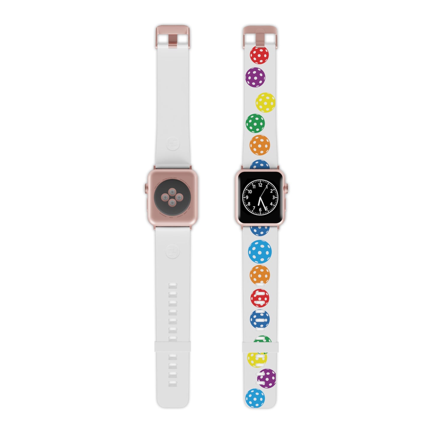 PICKLEBALL Watch Band for Apple Watch PURPLE AND WHITE