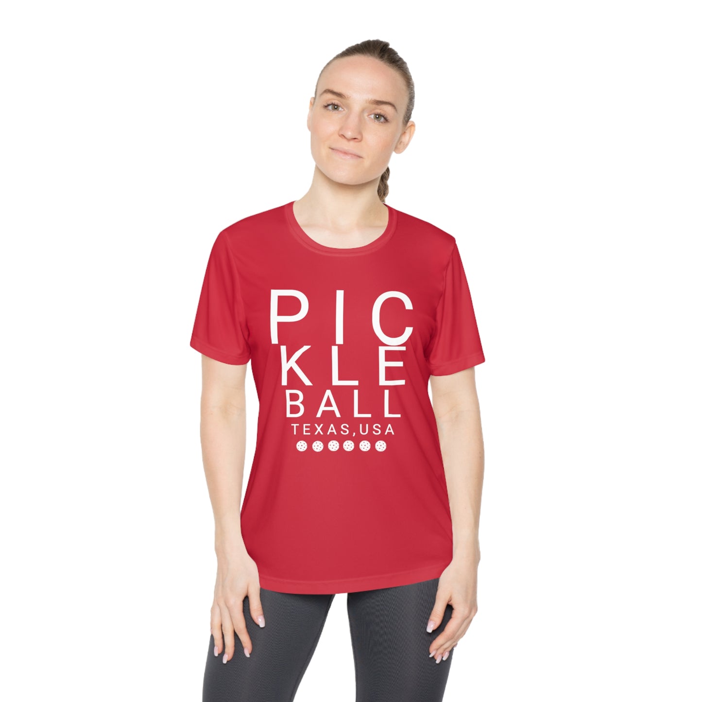 Ladies Competitor Tee - PICKLEBALL TEXAS USA