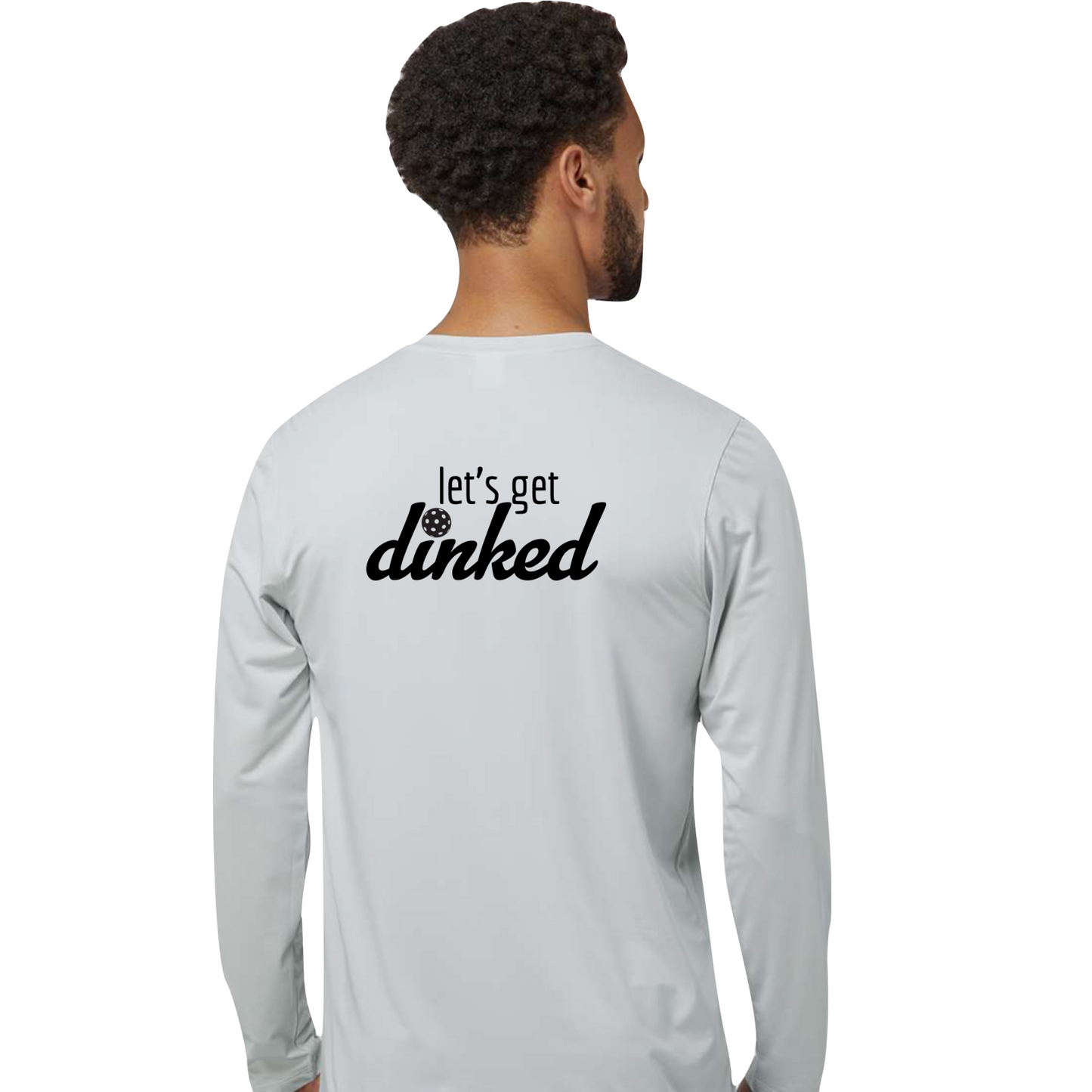 Mens Long Sleeve Performance Tees - Let's Get Dinked