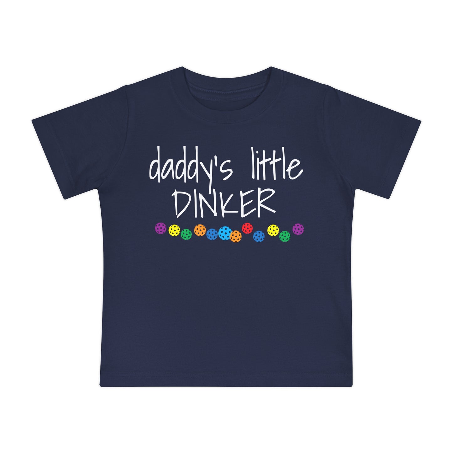 Pickleball Baby Short Sleeve T-Shirt - Daddy's little dinker
