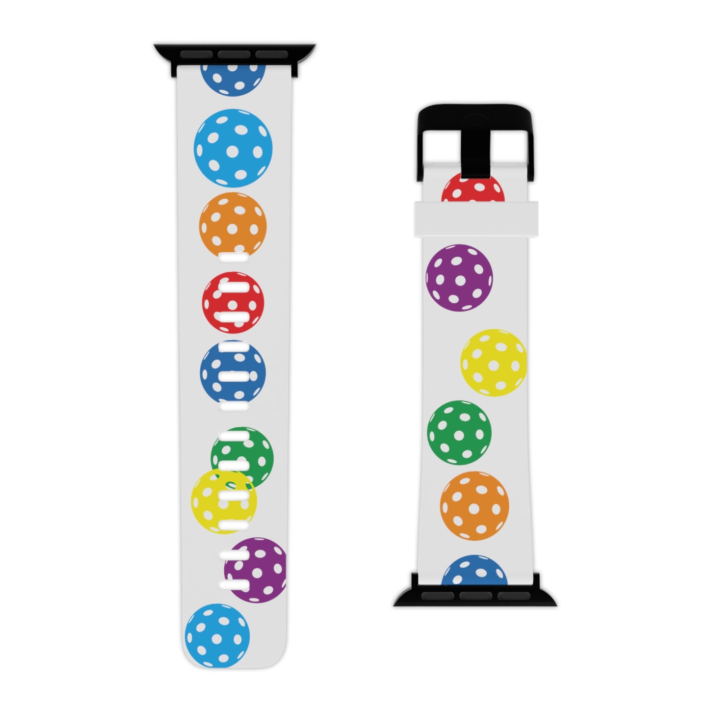 PICKLEBALL Watch Band for Apple Watch PURPLE AND WHITE