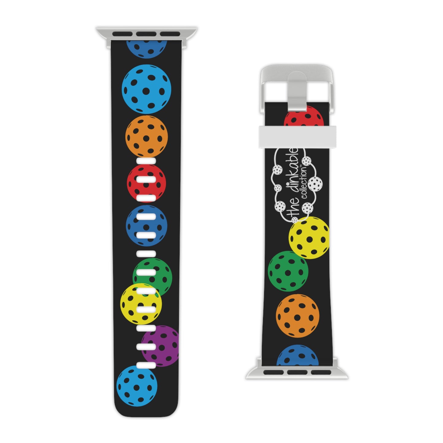 PICKLEBALL Watch Band for Apple Watch BLUE AND WHITE