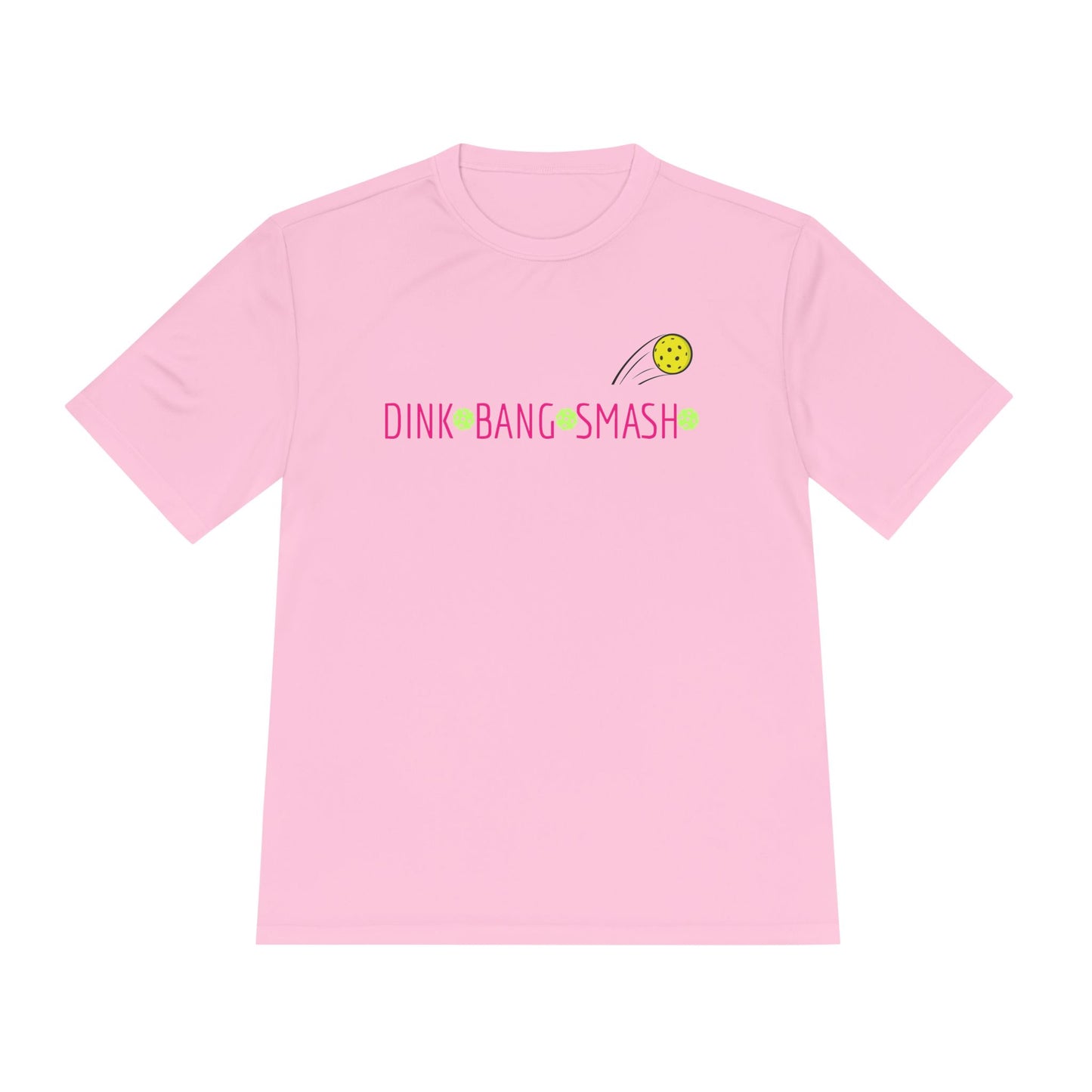 Copy of PICKLEBALL - Unisex Moisture Wicking Tee DINK BANG SMASH