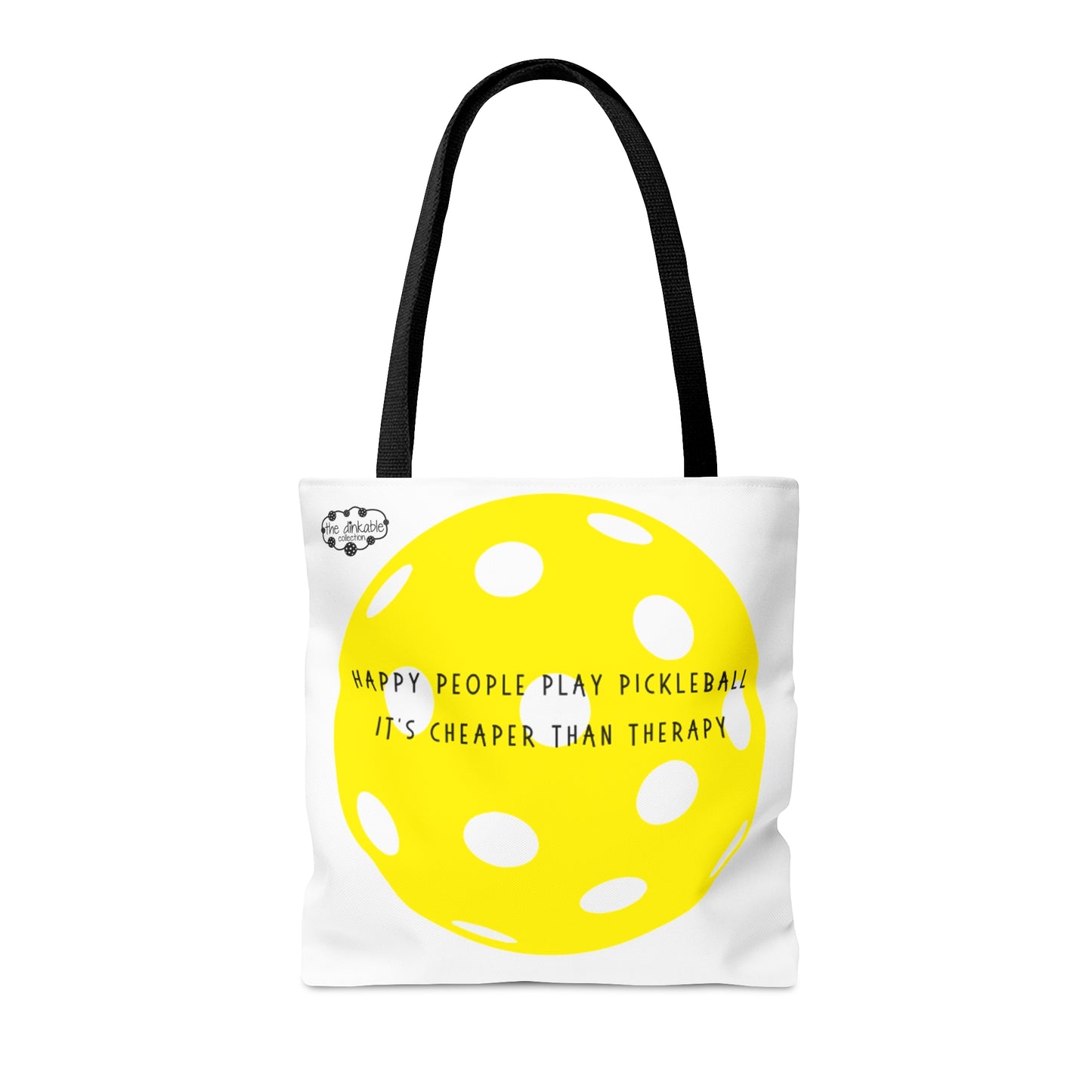 PICKLEBALL -Tote Bag - Happy People Play Pickleball...
