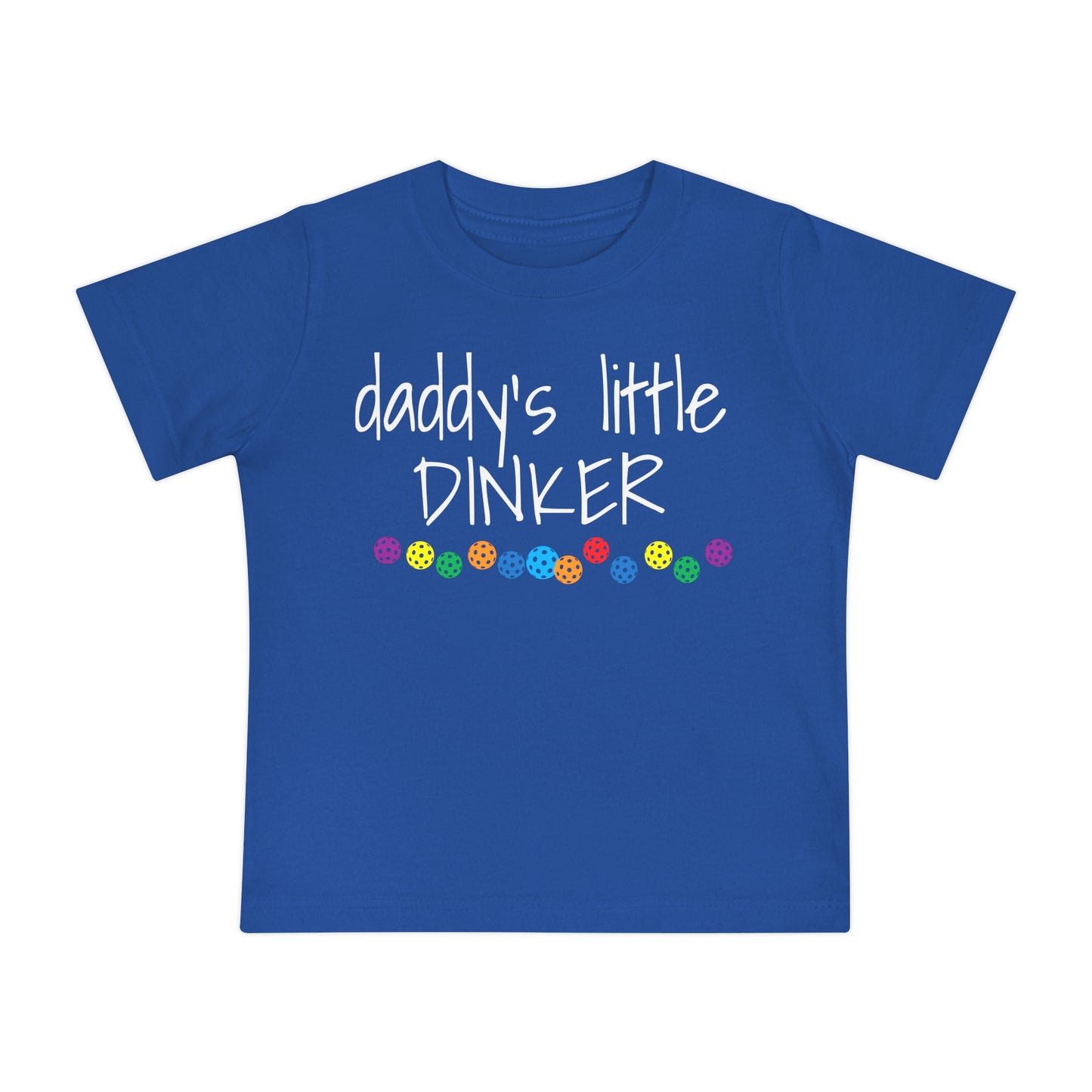 Pickleball Baby Short Sleeve T-Shirt - Daddy's little dinker