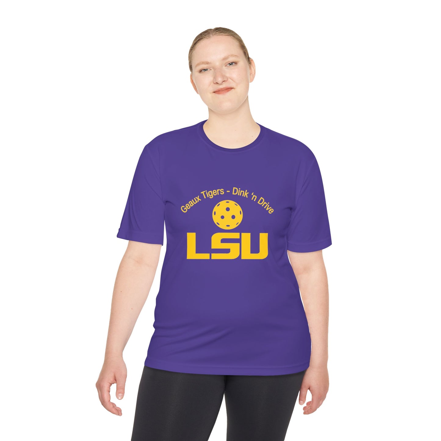 PICKLEBALL Unisex Moisture Wicking Tee - LSU