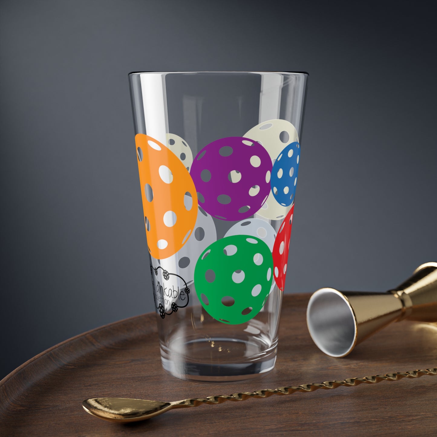 PICKLEBALL Mixing Glass, 16oz