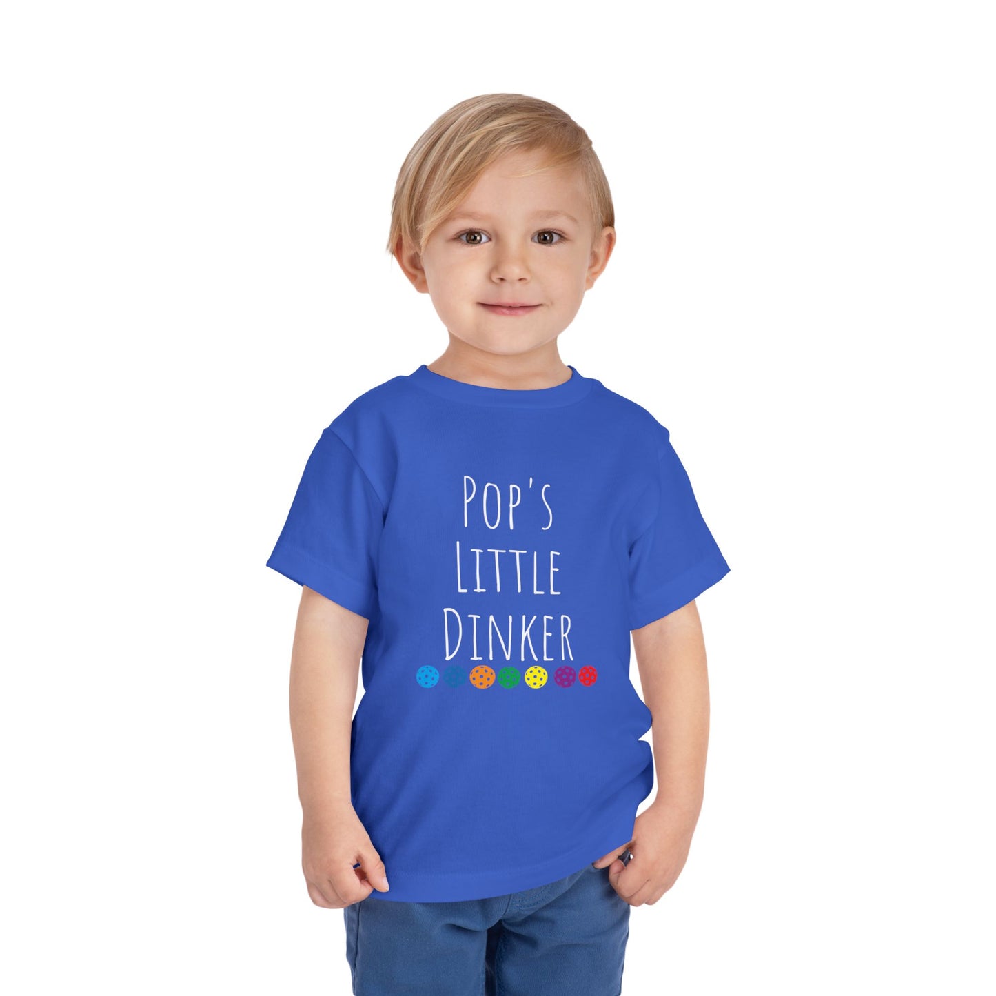 Toddler Short Sleeve Tee - pops little dinker