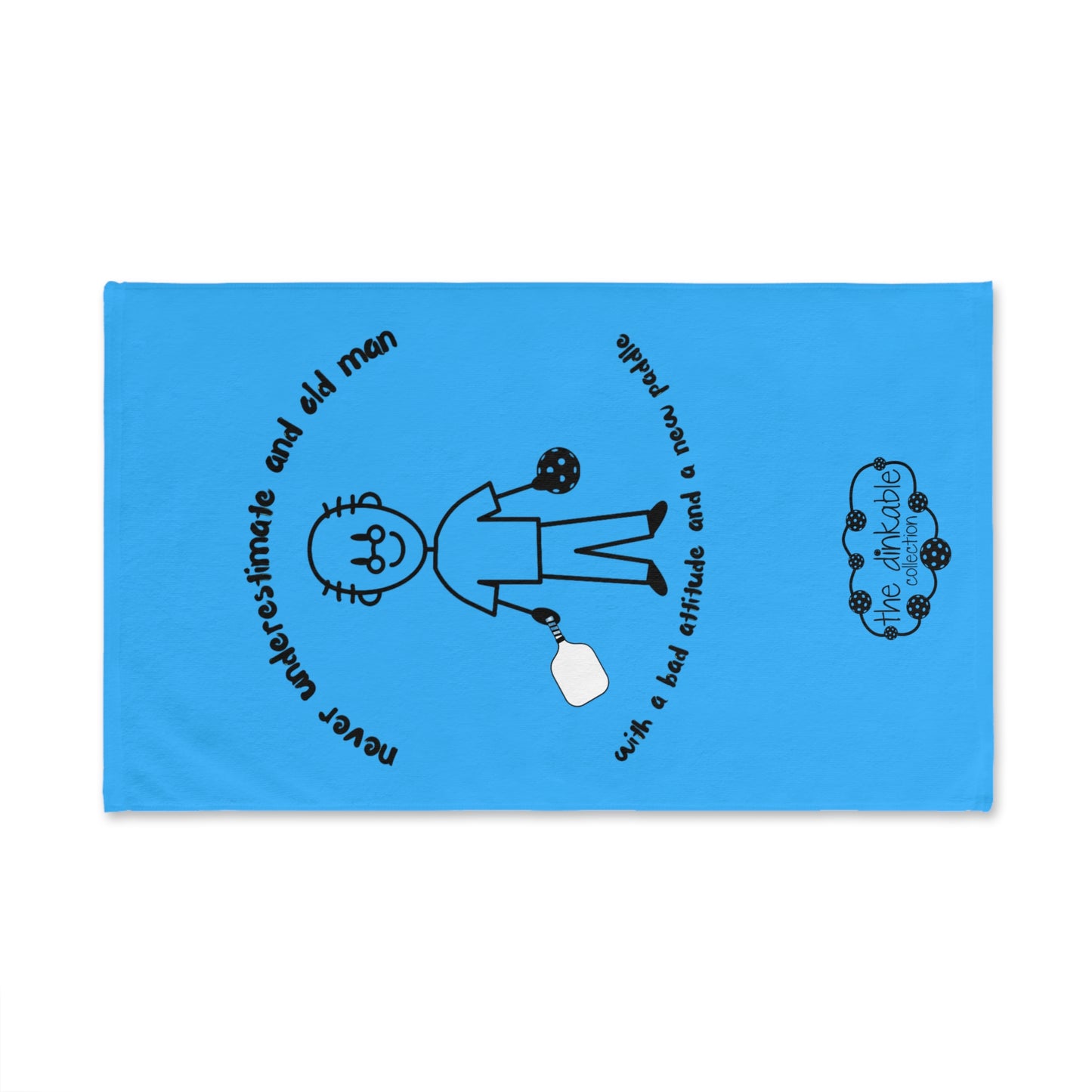 Hand Towel - never trust an old man....