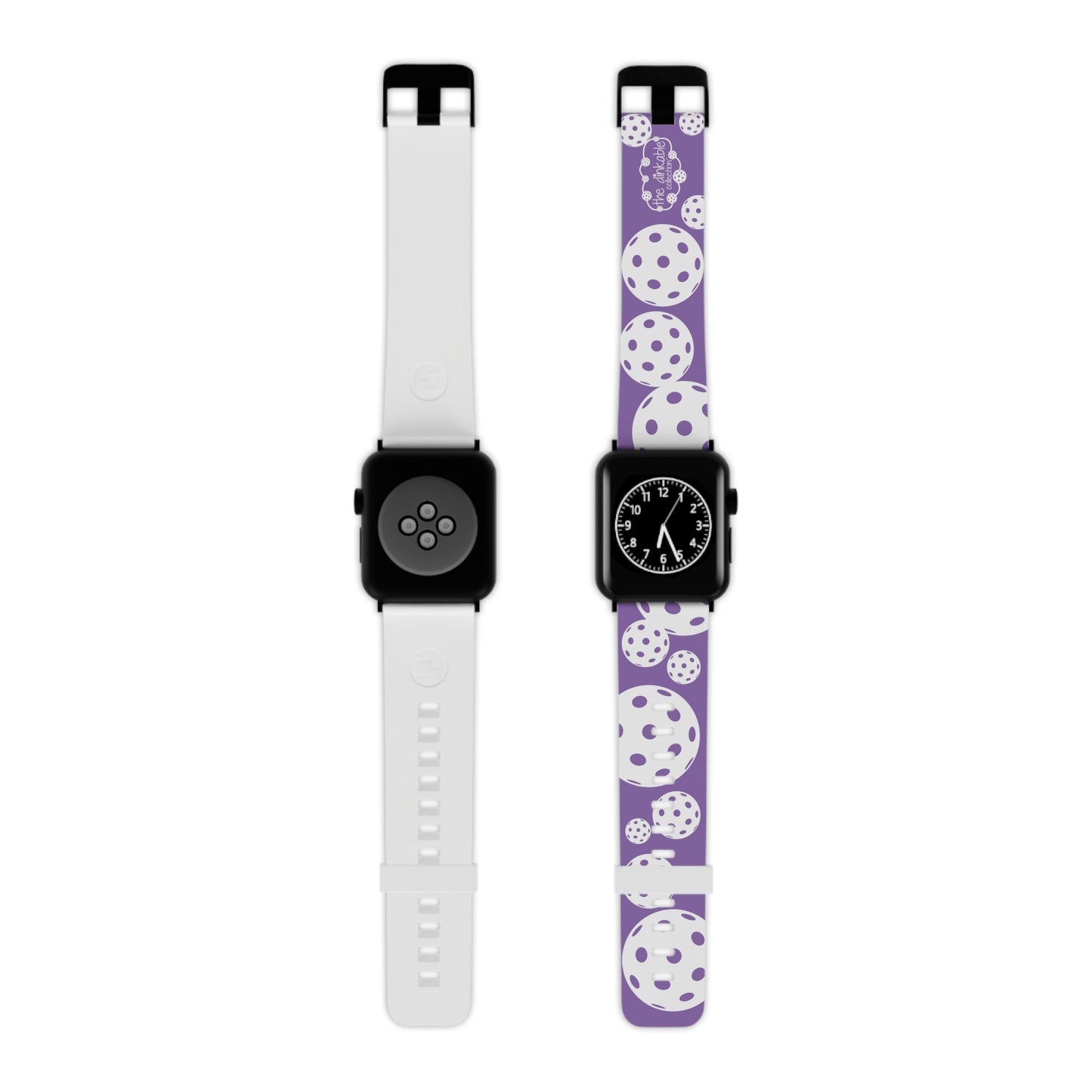 PICKLEBALL Watch Band for Apple Watch PURPLE AND WHITE