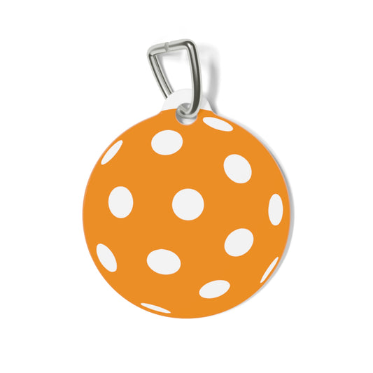 Orange Pet Tag