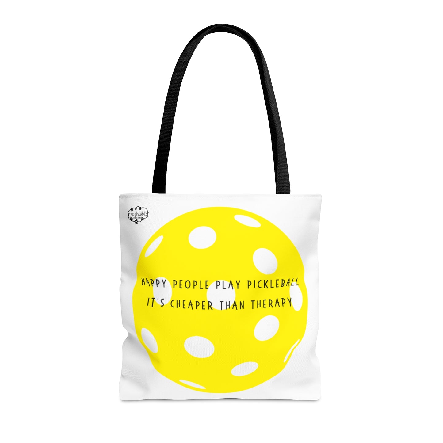 PICKLEBALL -Tote Bag - Happy People Play Pickleball...
