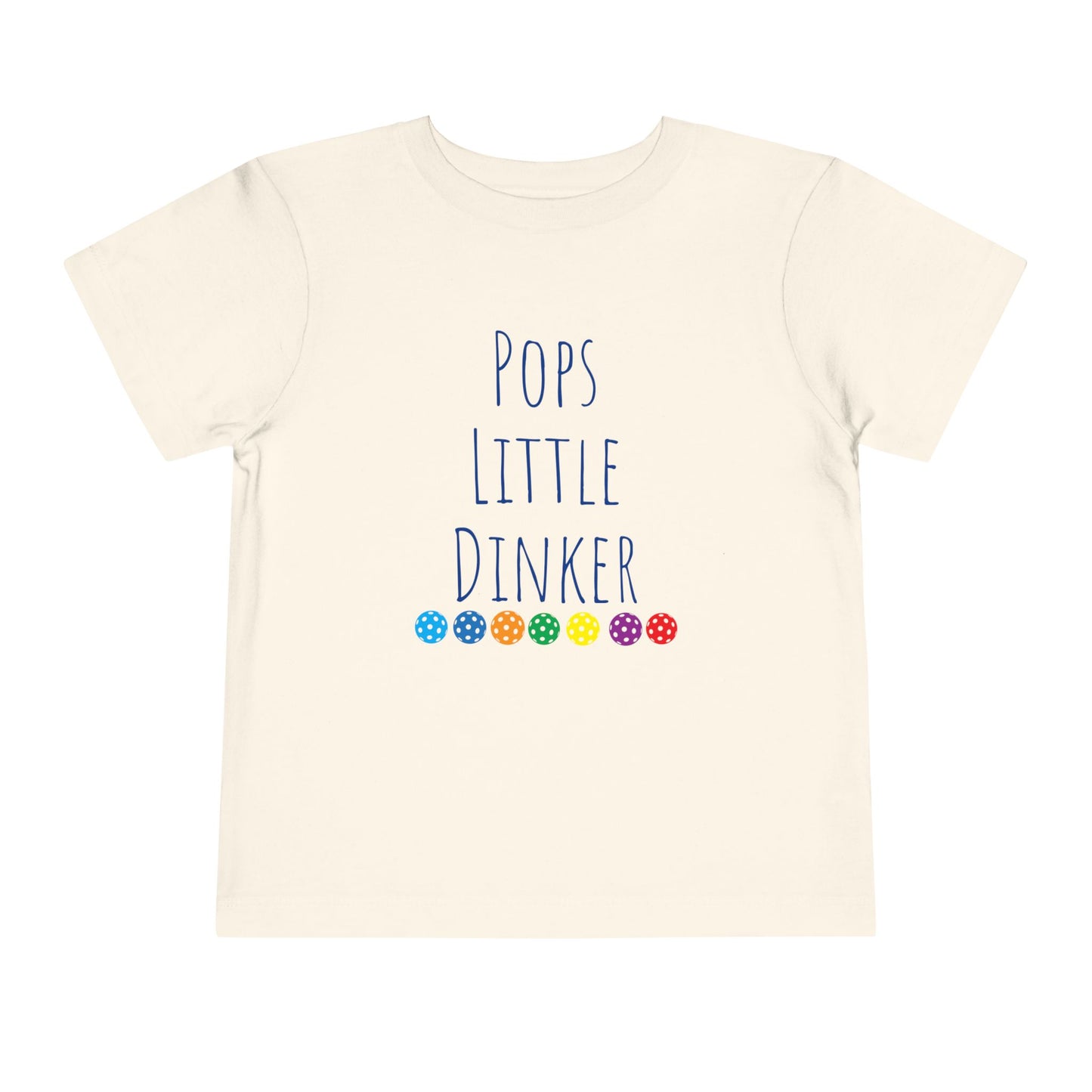 Toddler Short Sleeve Tee - pops little dinker