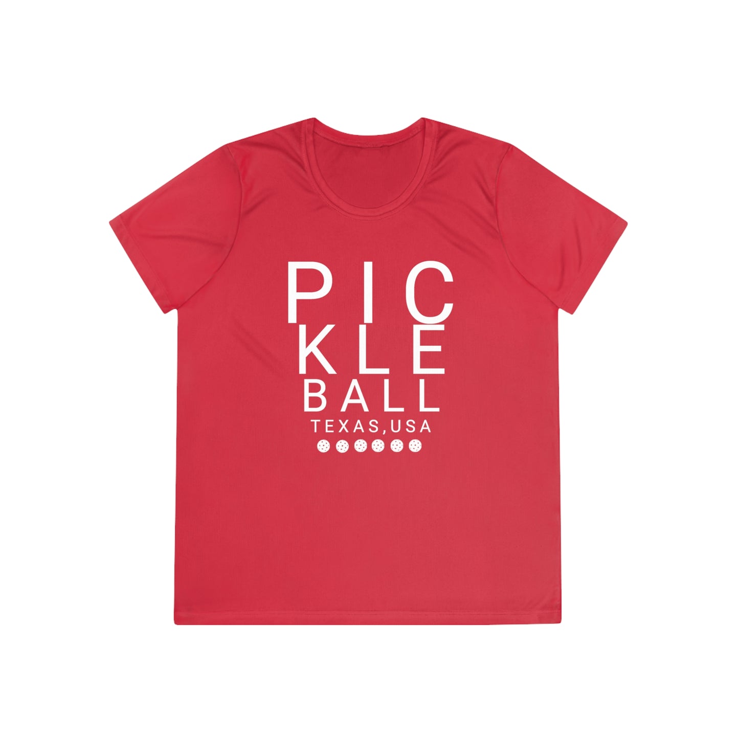Ladies Competitor Tee - PICKLEBALL TEXAS USA