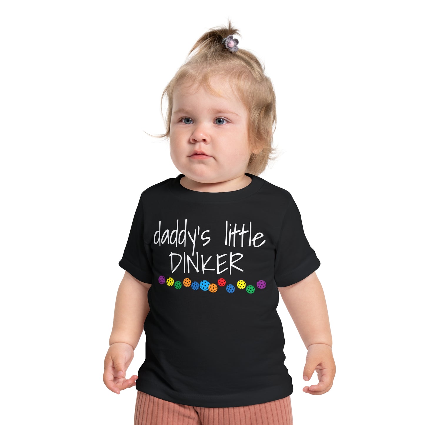 Pickleball Baby Short Sleeve T-Shirt - Daddy's little dinker