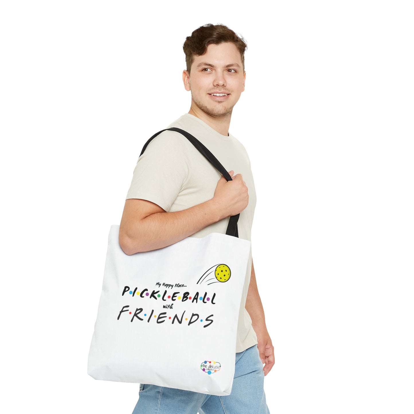 PICKLEBALL TOTE - My Happy Place - FRIENDS