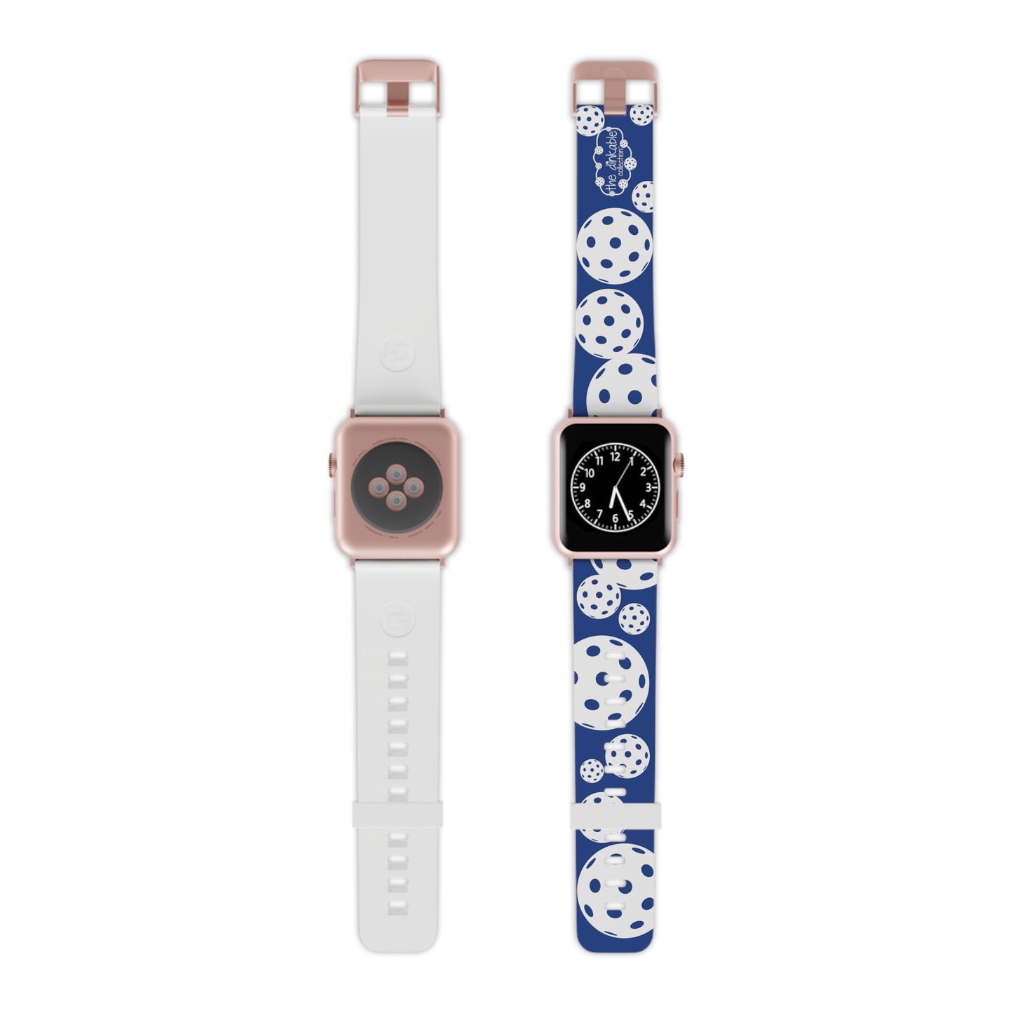 PICKLEBALL Watch Band for Apple Watch BLUE AND WHITE