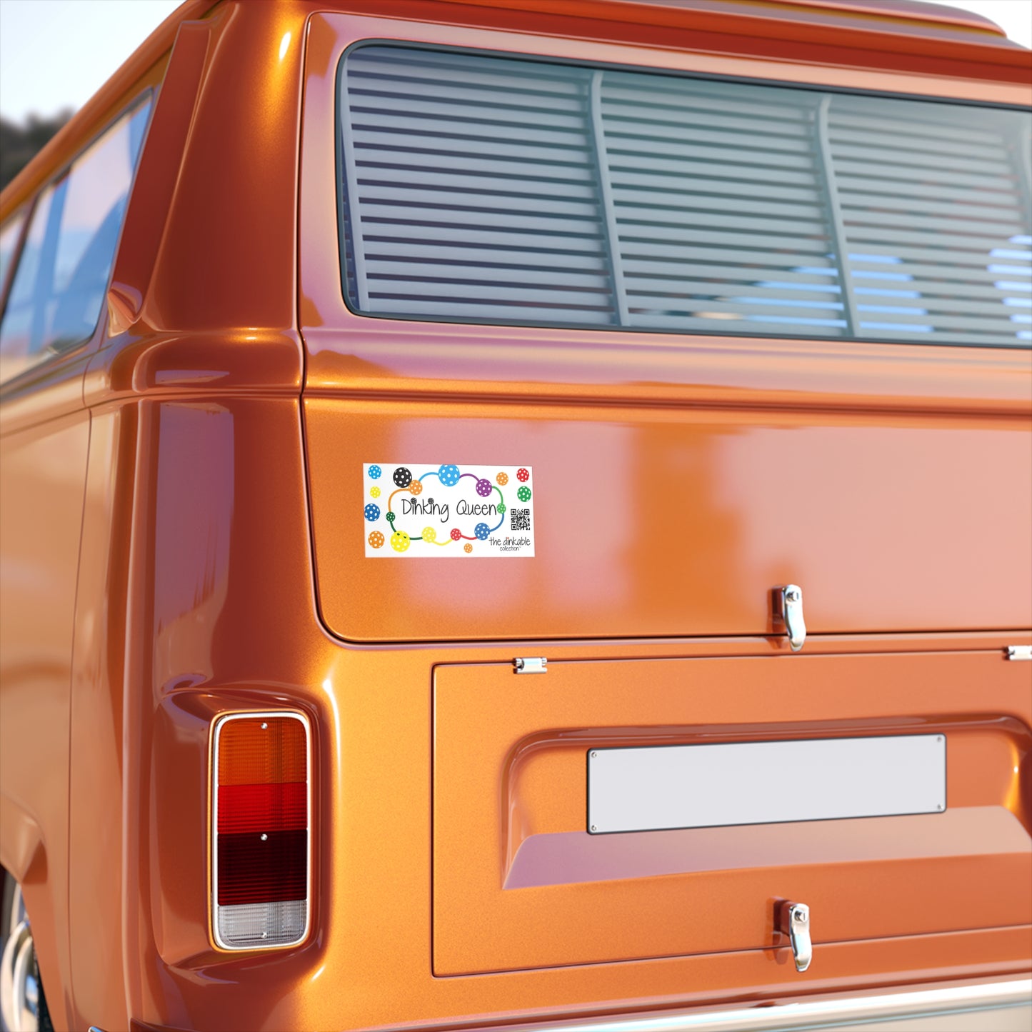 PICKLEBALL Bumper Stickers the dinking queen