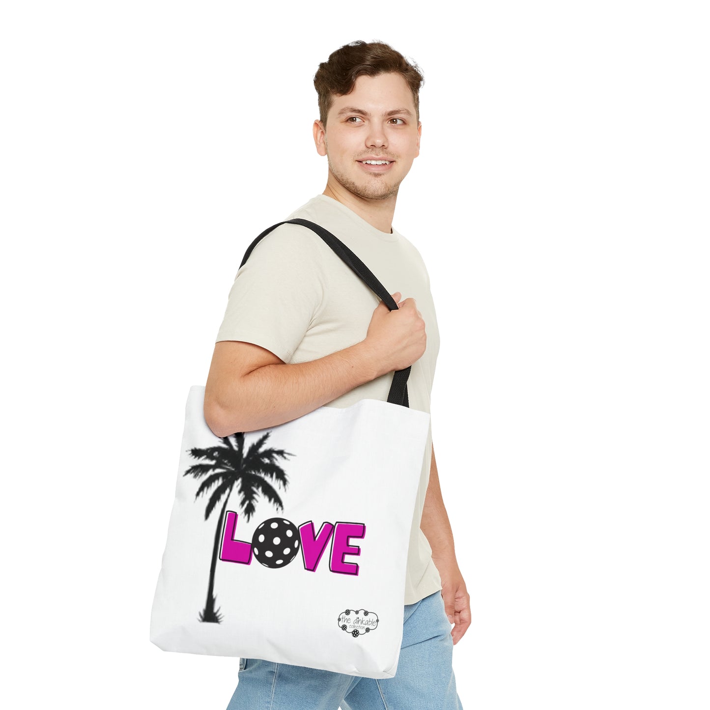 PICKLEBALL TOTE - LOVE JOY w/Palm Tree