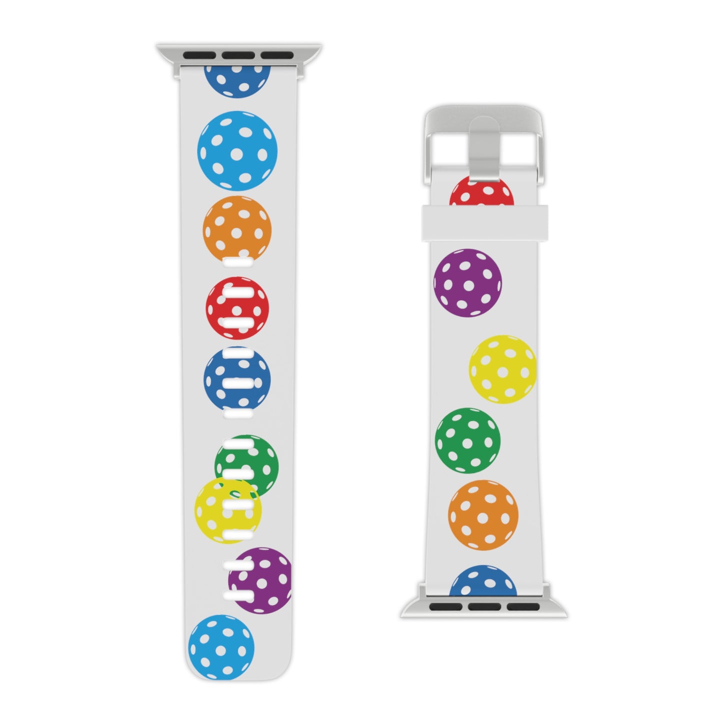 PICKLEBALL Watch Band for Apple Watch PURPLE AND WHITE