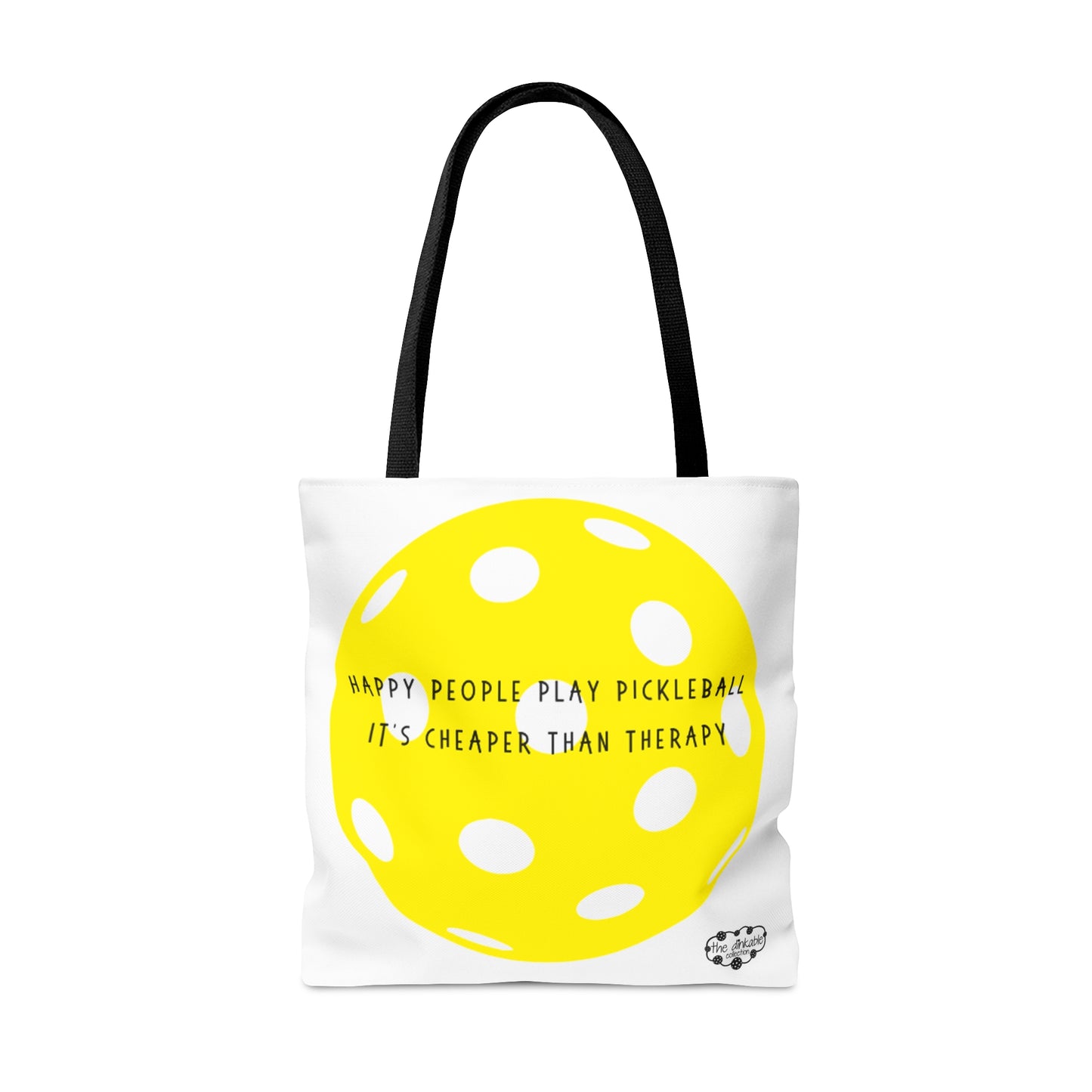 PICKLEBALL -Tote Bag - Happy People Play Pickleball...