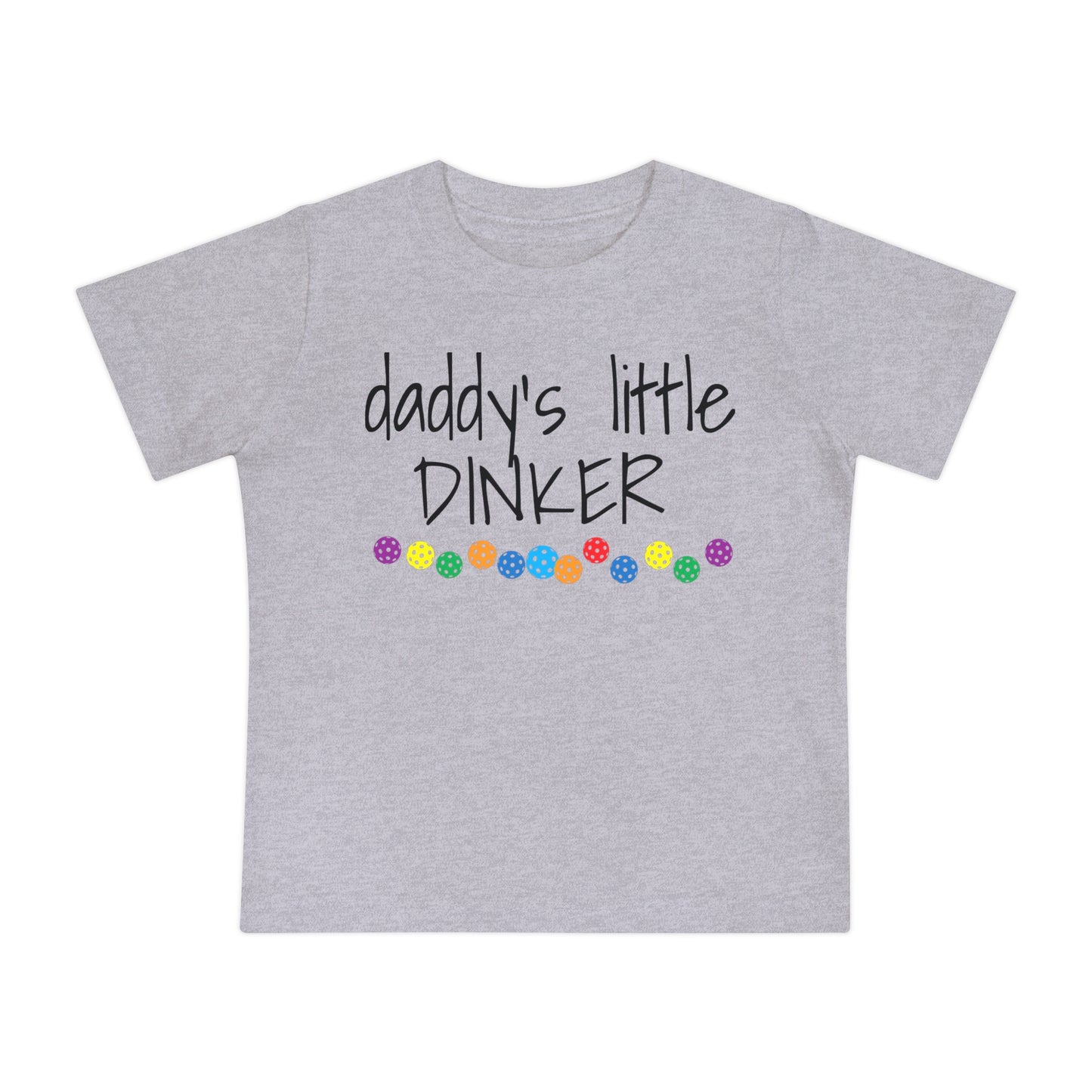 Pickleball Baby Short Sleeve T-Shirt - Daddy's little dinker