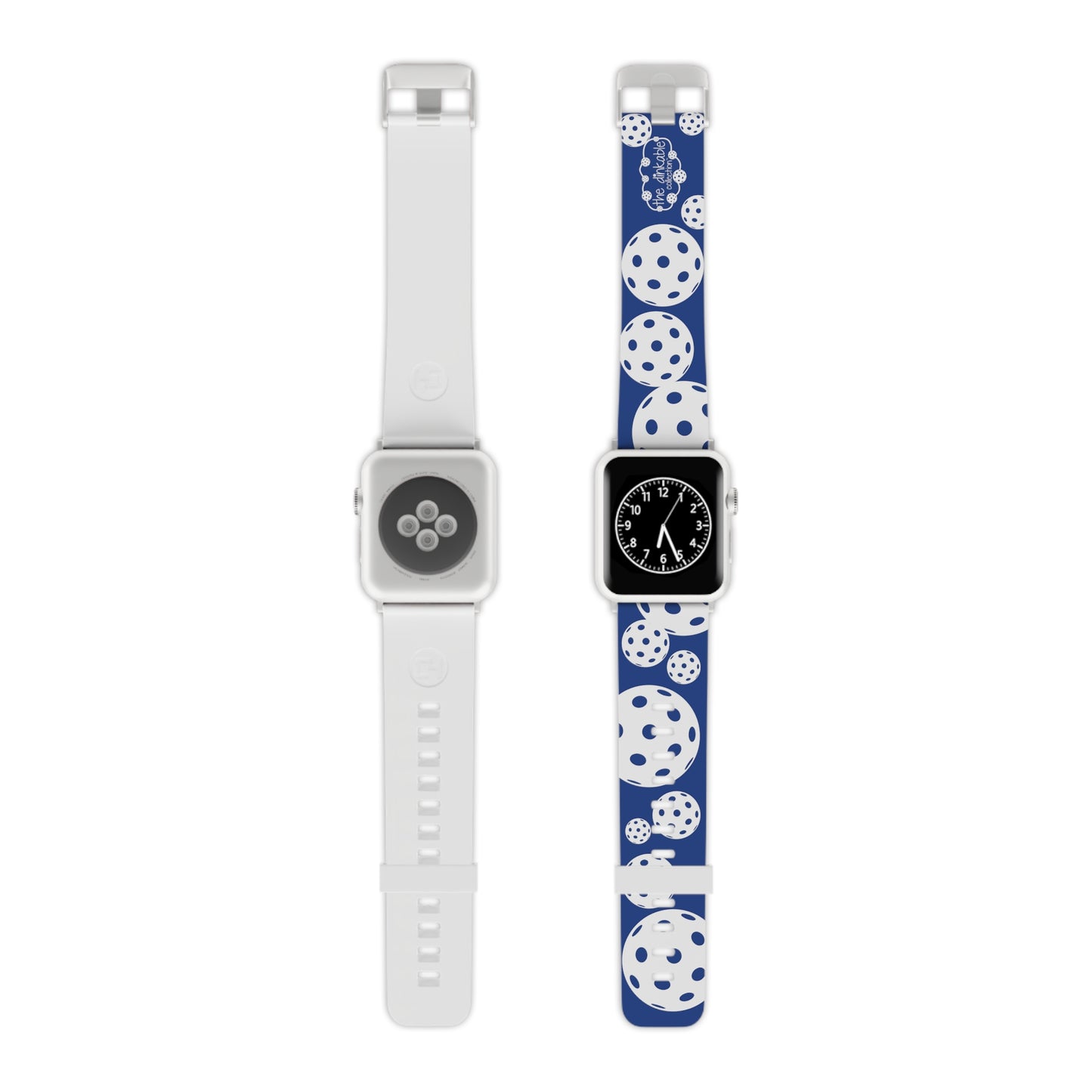 PICKLEBALL Watch Band for Apple Watch BLUE AND WHITE