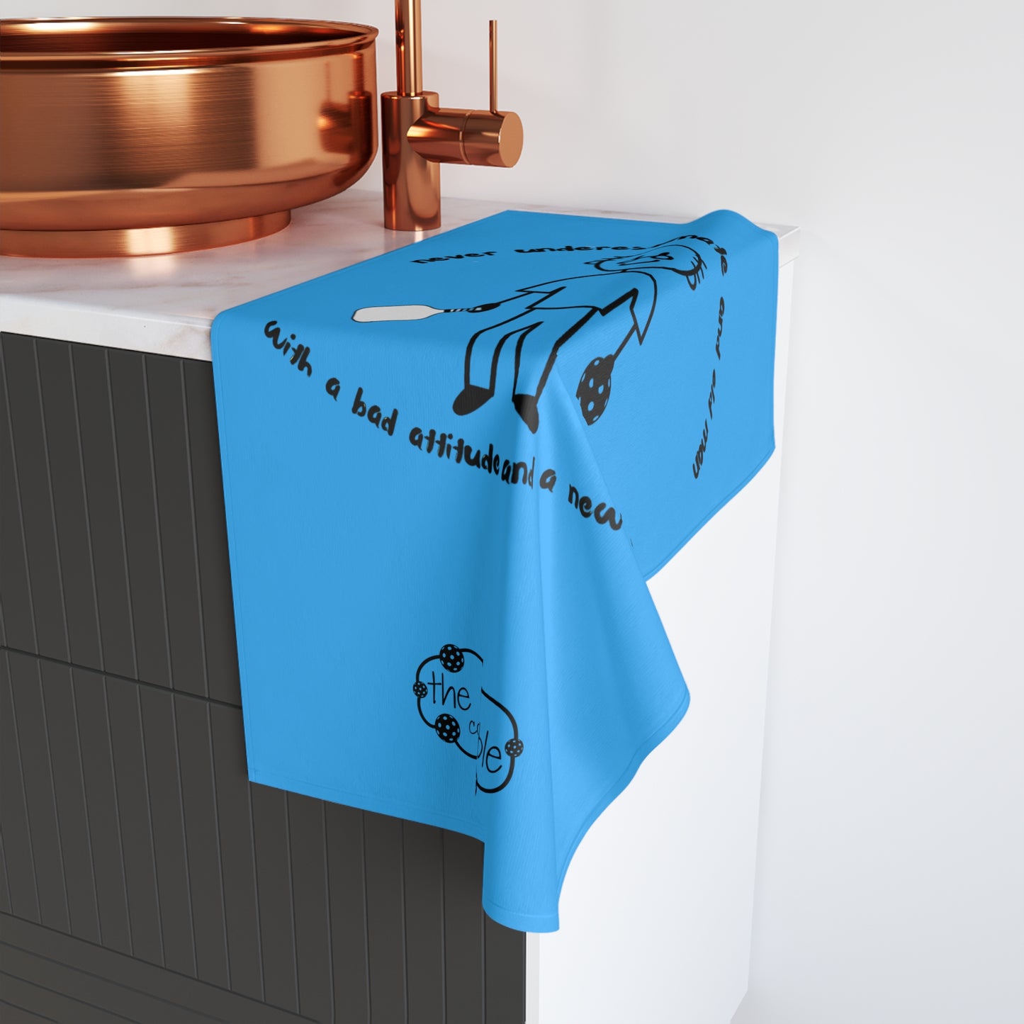 Hand Towel - never trust an old man....