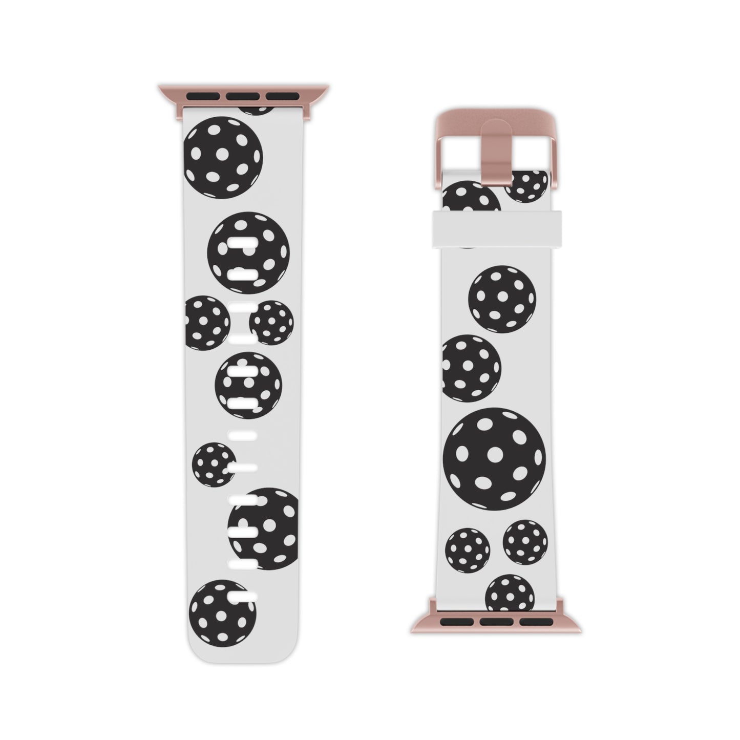 PICKLEBALL Watch Band for Apple Watch BLACK & WHITE