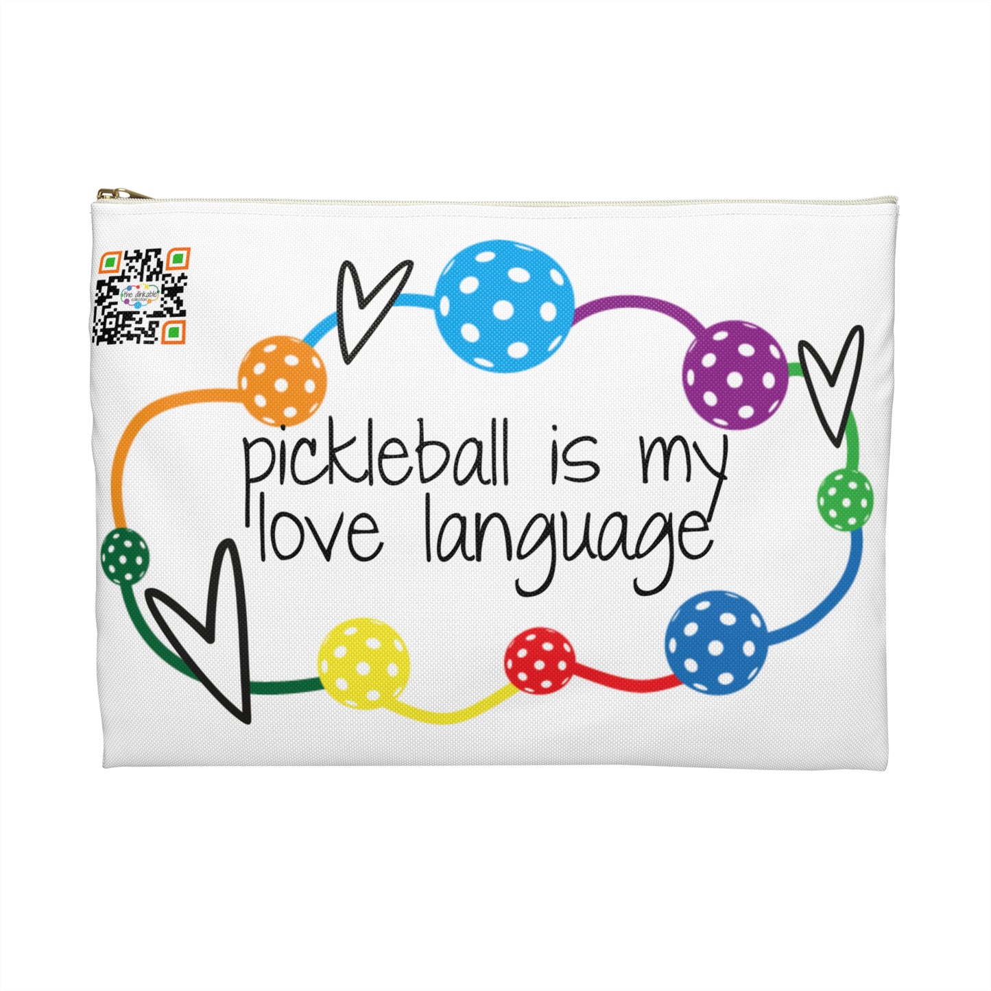 PICKLEBALL Accessory Pouch 'pickleball is my love language'