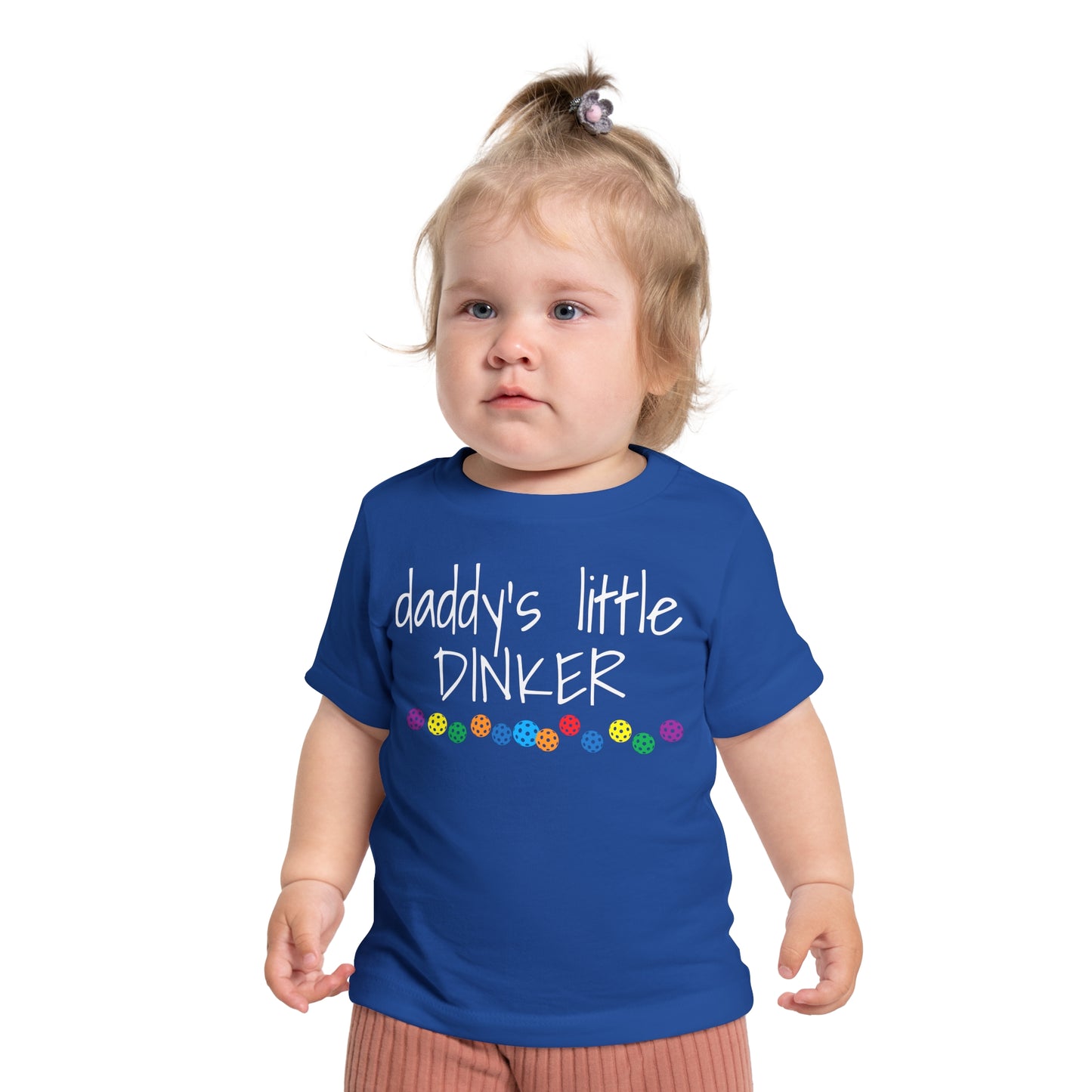 Pickleball Baby Short Sleeve T-Shirt - Daddy's little dinker