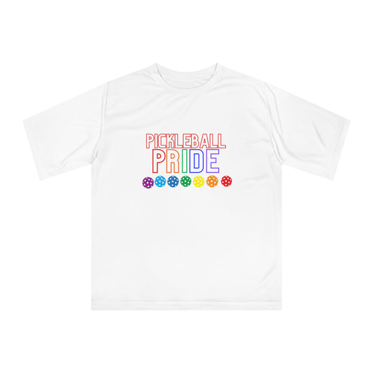 Pickleball Moisture Wicking Unisex Zone Performance T-shirt PRIDE