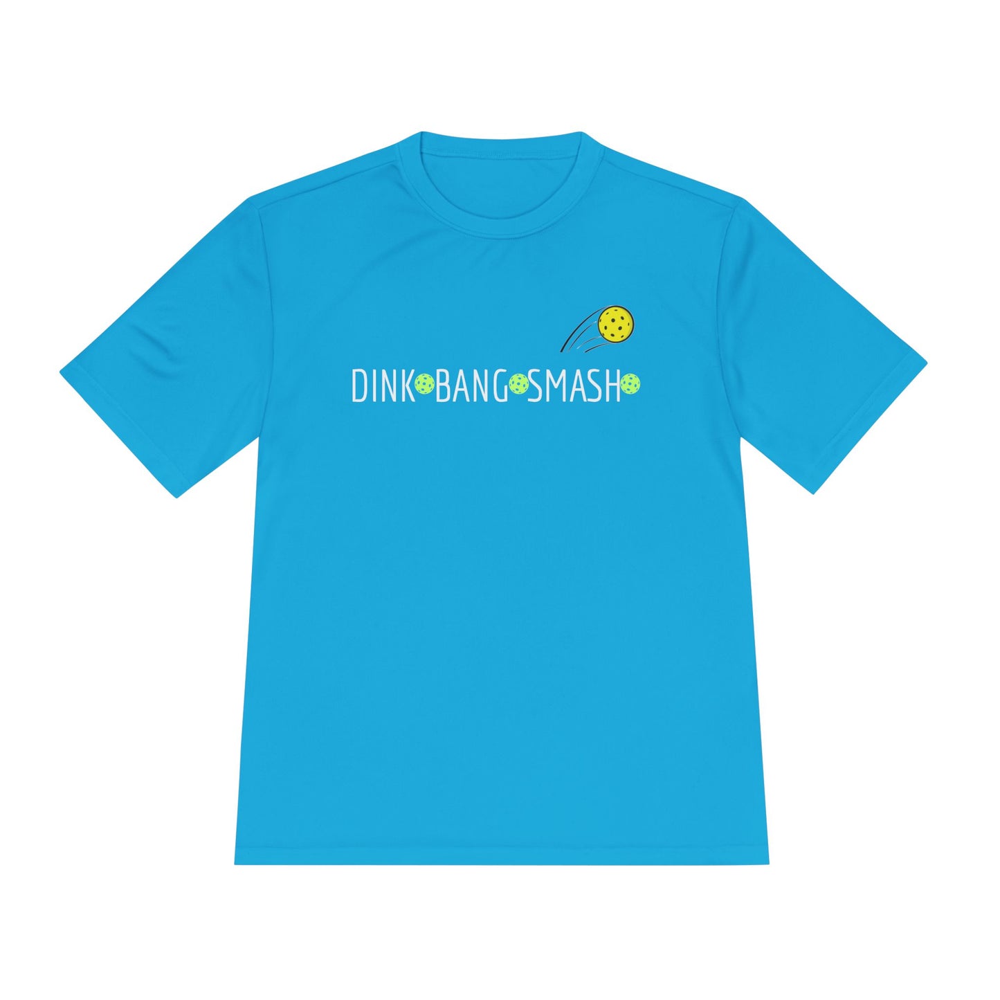 PICKLEBALL - Unisex Moisture Wicking Tee DINK BANG SMASH
