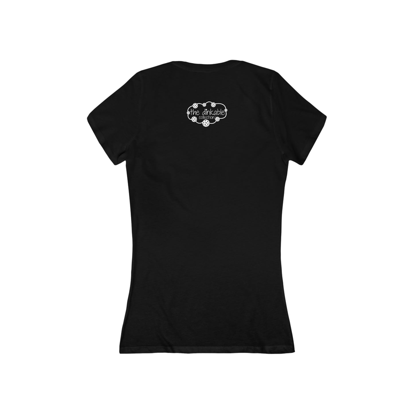 Womens' Jersey Short Sleeve Deep V-Neck Tee - are you a dinker or a banger