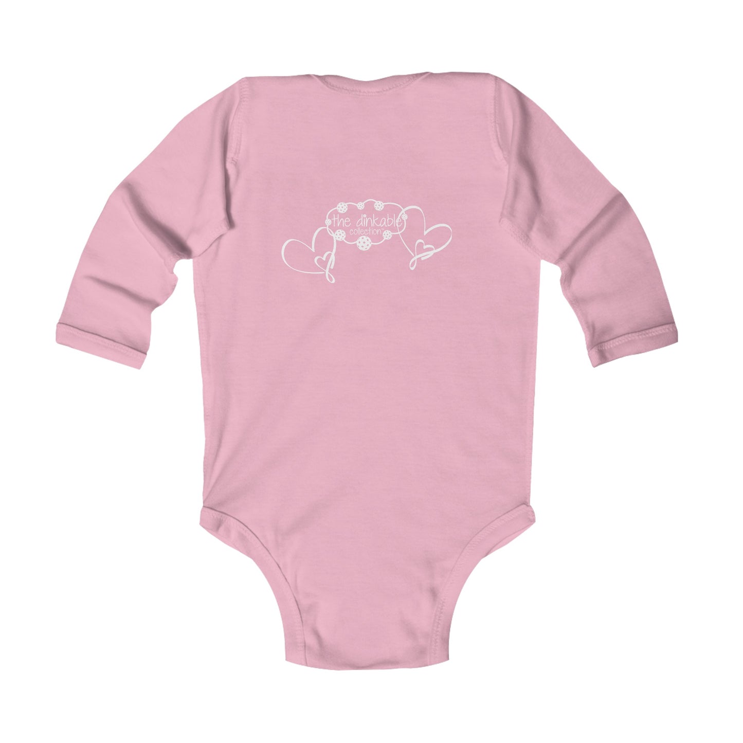 PICKLEBALL Infant Long Sleeve Bodysuit - NANA'S LITTLE DINKER