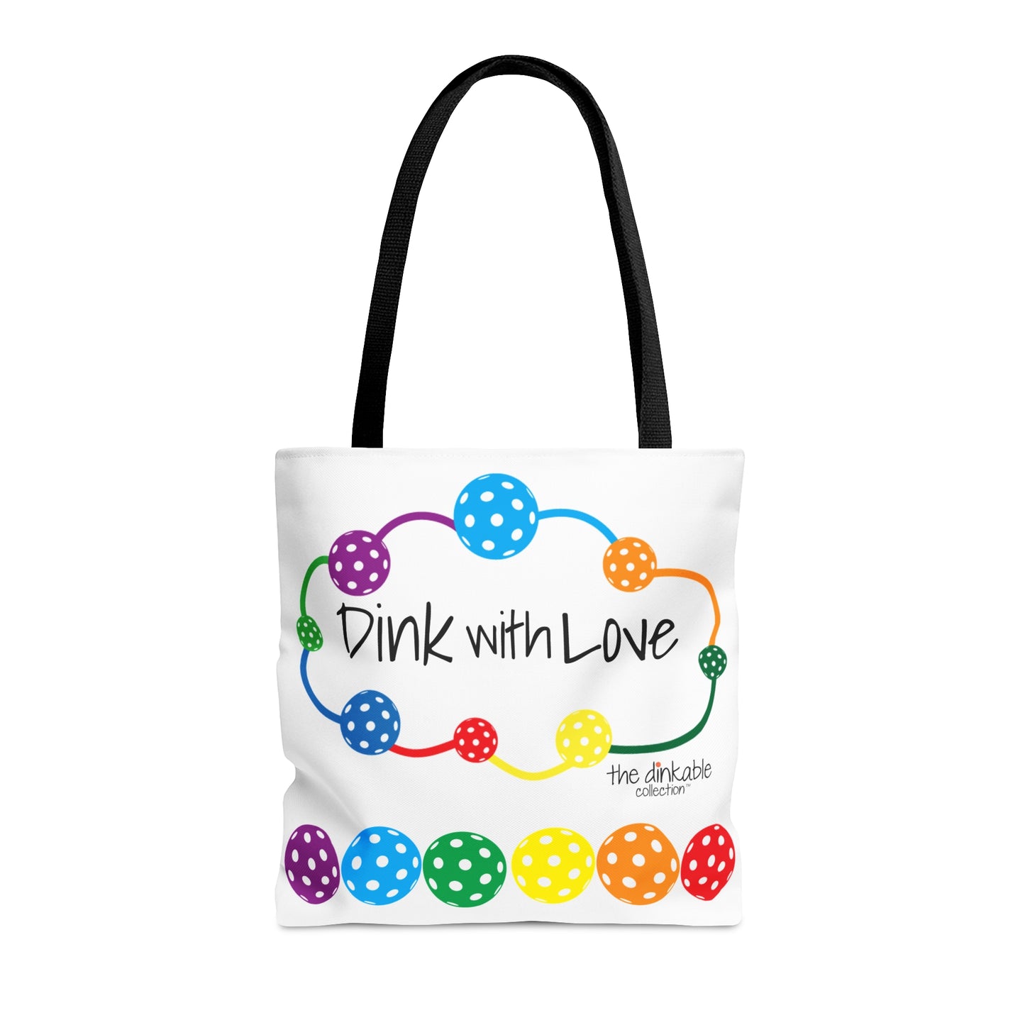 PICKLEBALL - ONE LOVE Tote Bag DINK WITH LOVE TOTE