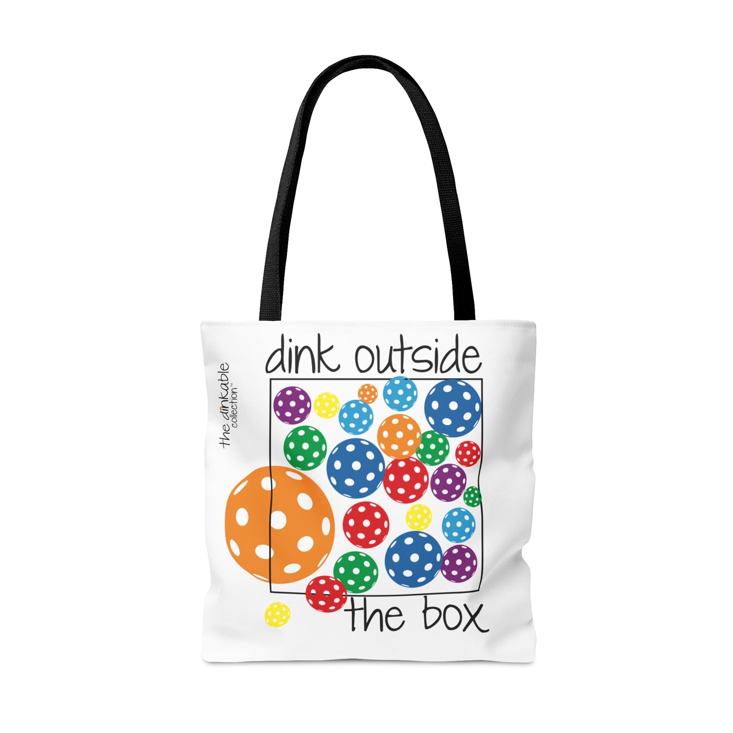 Pickleball Tote Bag (AOP) - Dink outside the box