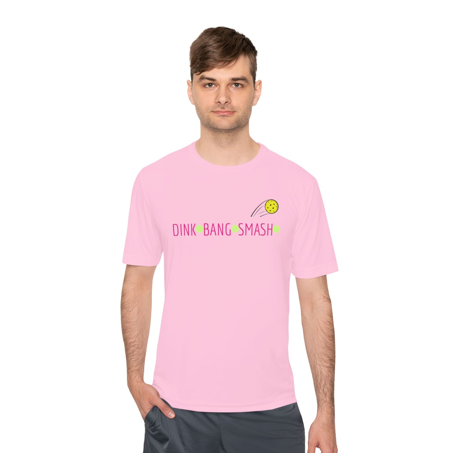 Copy of PICKLEBALL - Unisex Moisture Wicking Tee DINK BANG SMASH