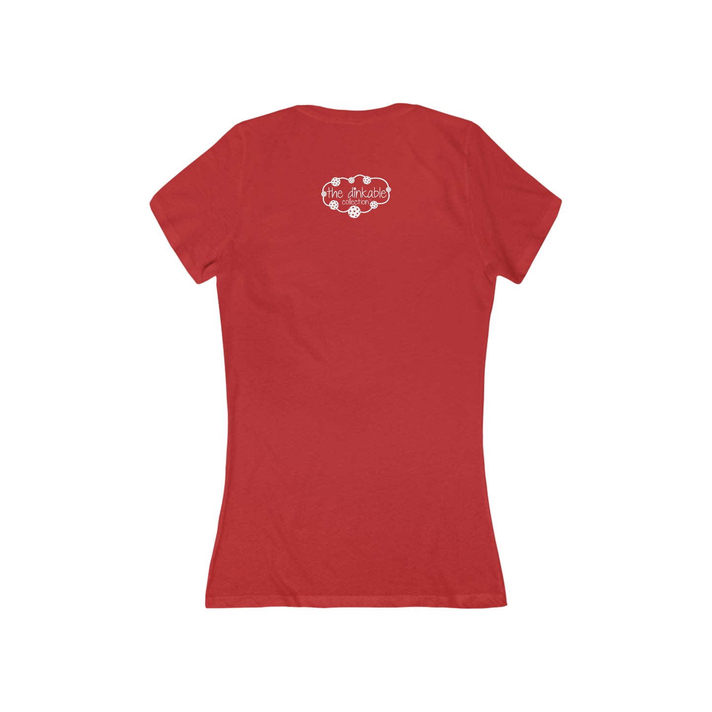 Womens' Jersey Short Sleeve Deep V-Neck Tee - are you a dinker or a banger