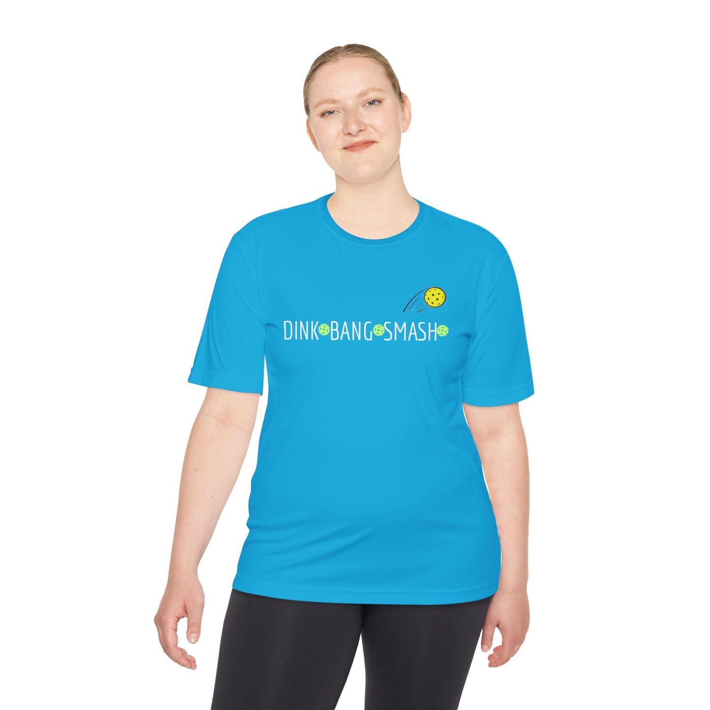 PICKLEBALL - Unisex Moisture Wicking Tee DINK BANG SMASH