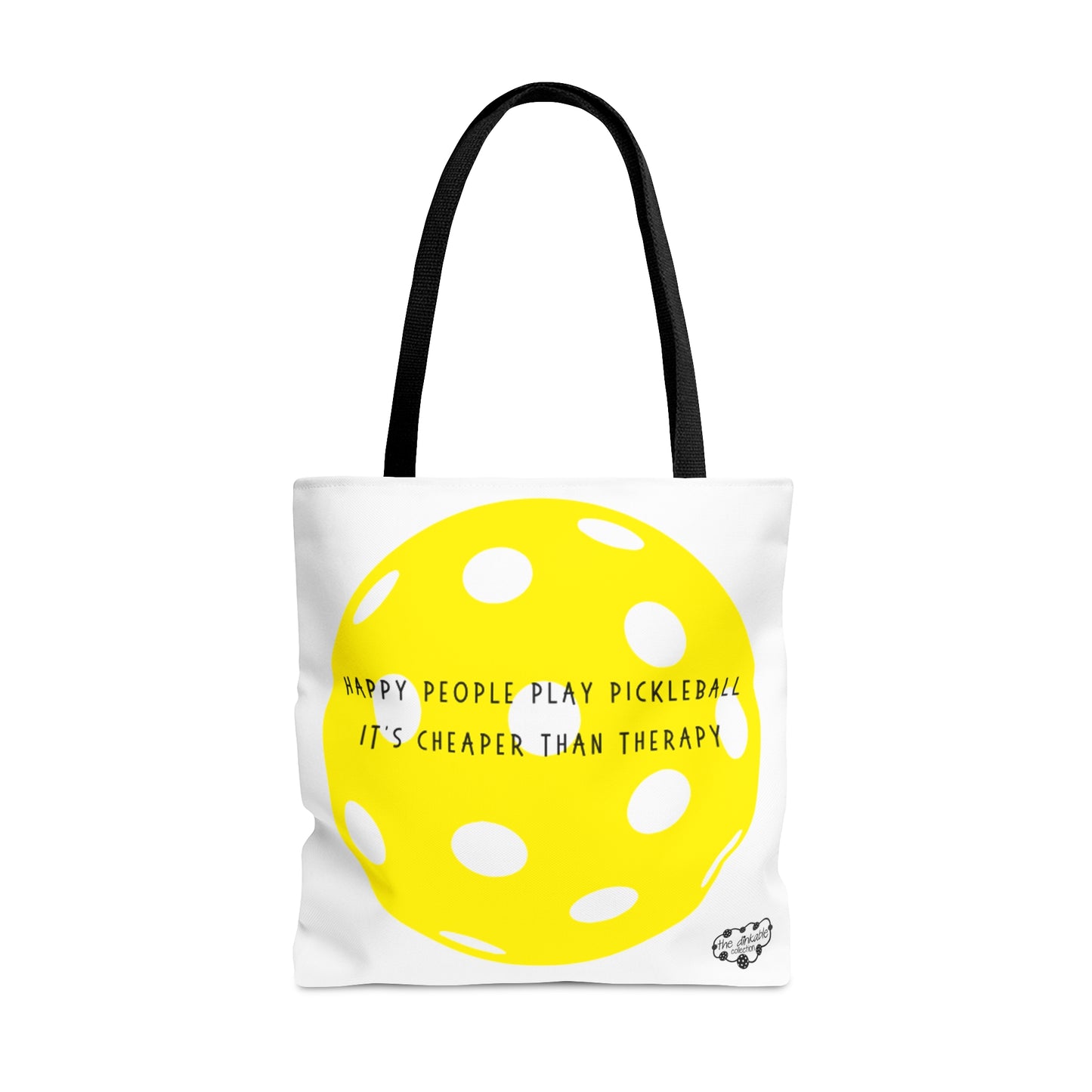 PICKLEBALL -Tote Bag - Happy People Play Pickleball...