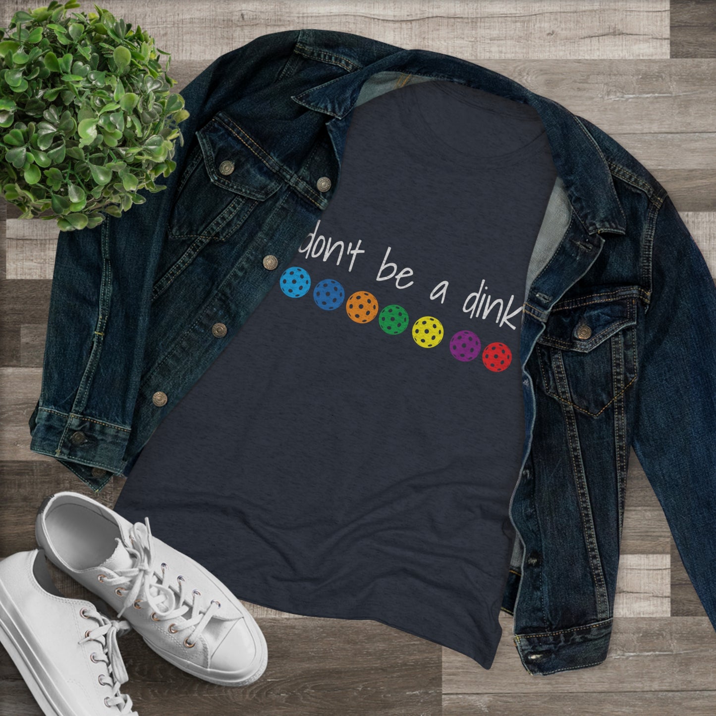 Women's Triblend Tee - DON'T BE A DINK