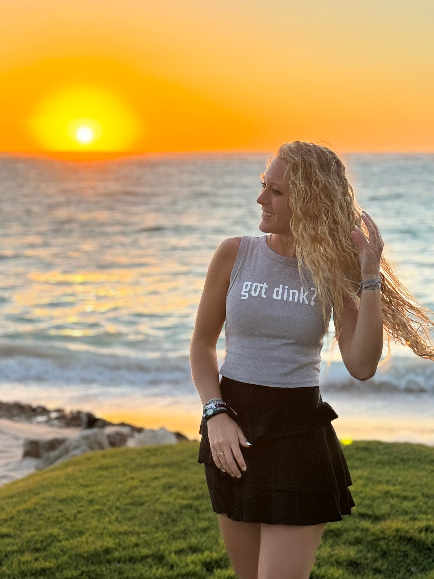Womens' Muscle Tank - Ribbed / Cropped GOT DINK